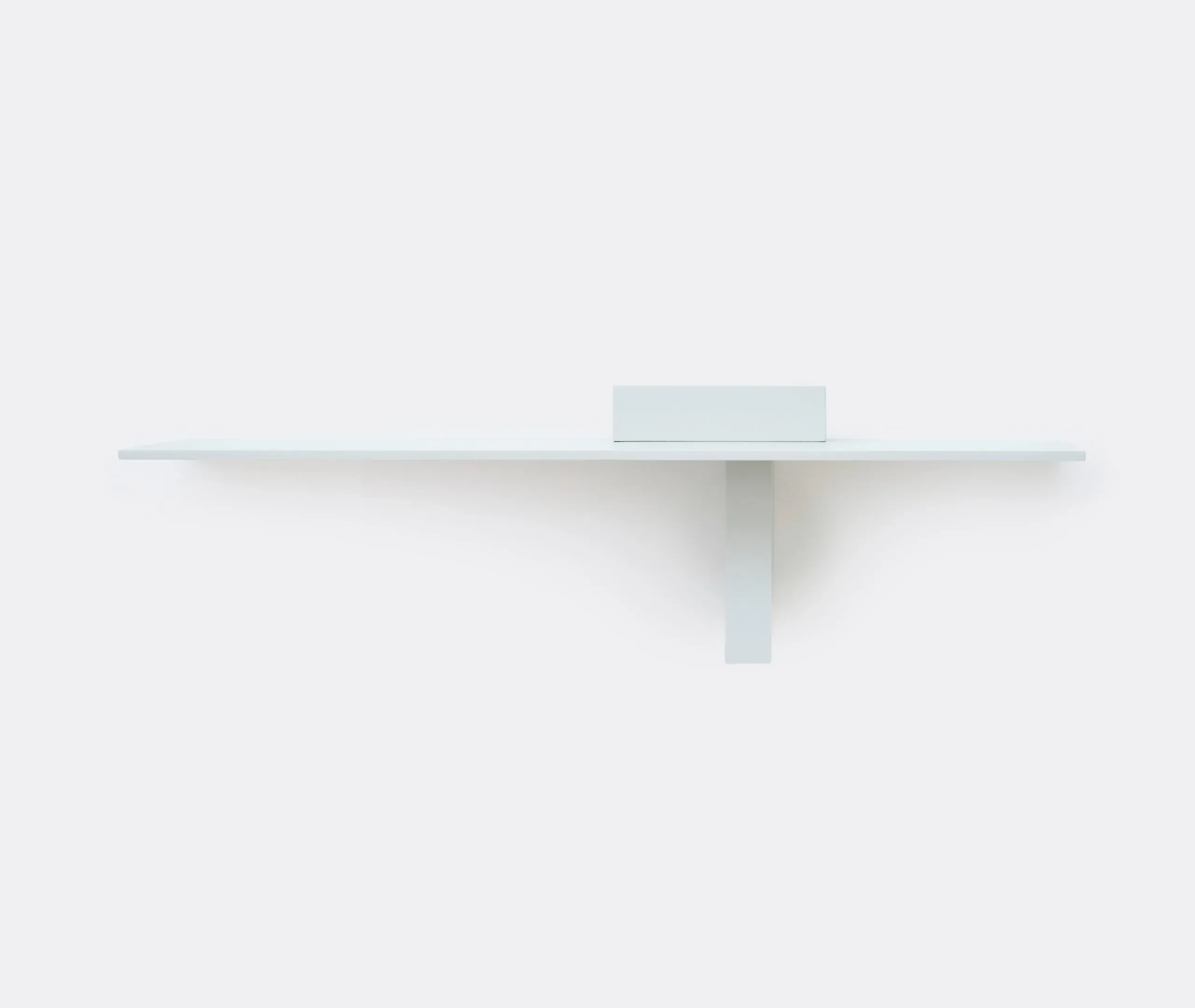 Two-Part Display Shelf - Light Grey