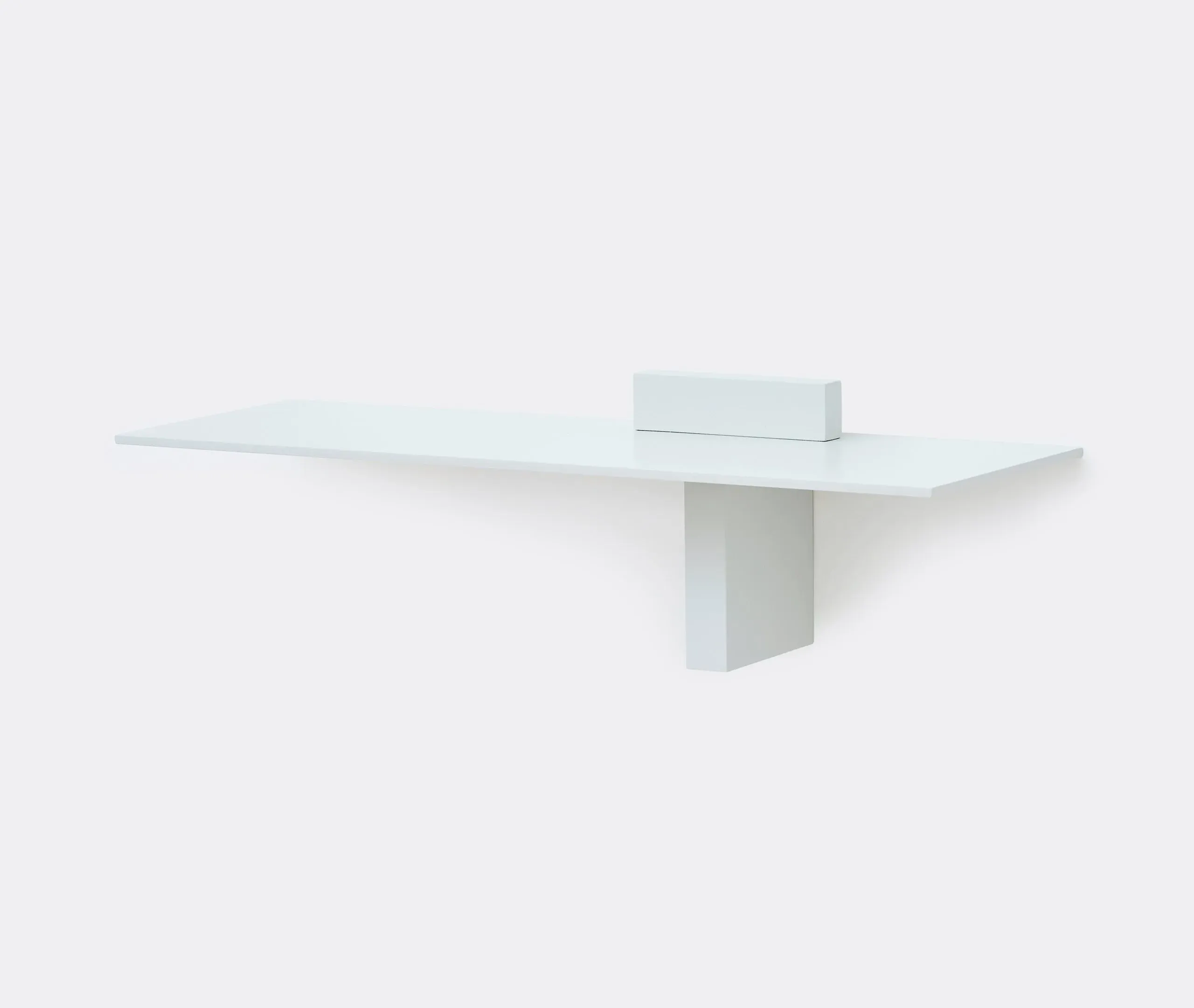 Two-Part Display Shelf - Light Grey