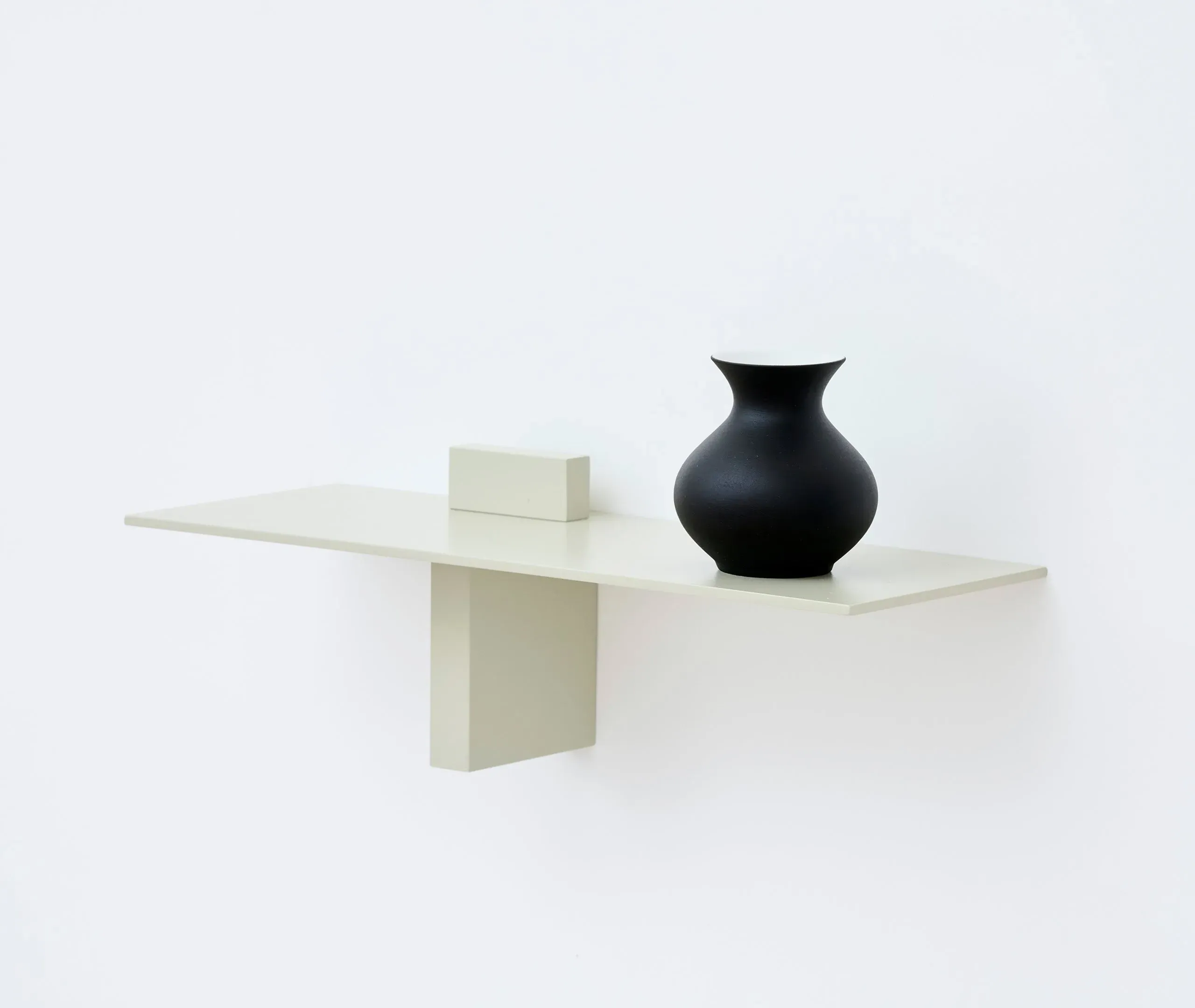 Two-Part Display Shelf - Pebble Grey