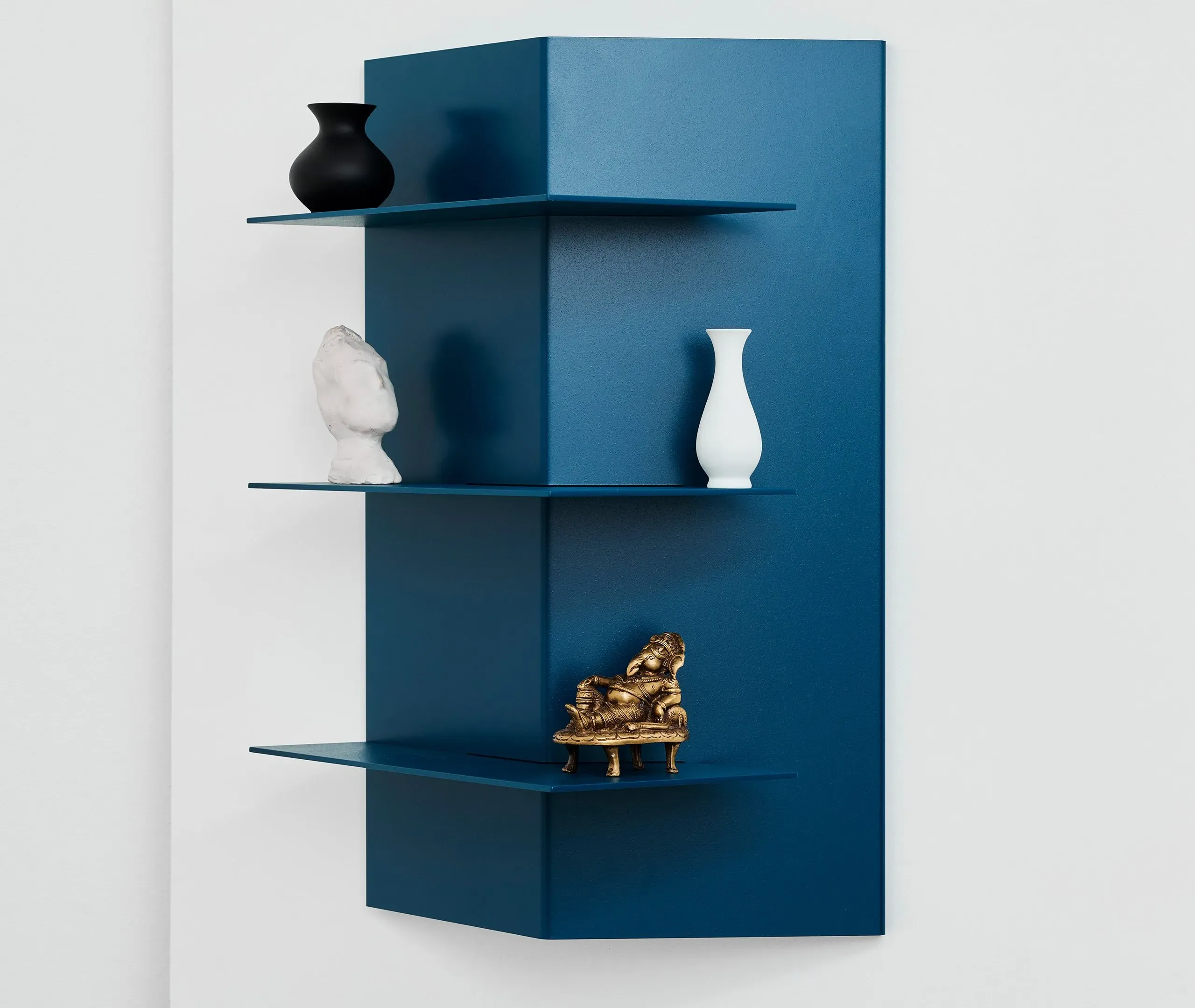 Wall-Mounted Shelving System - Green-Blue, Aluminum