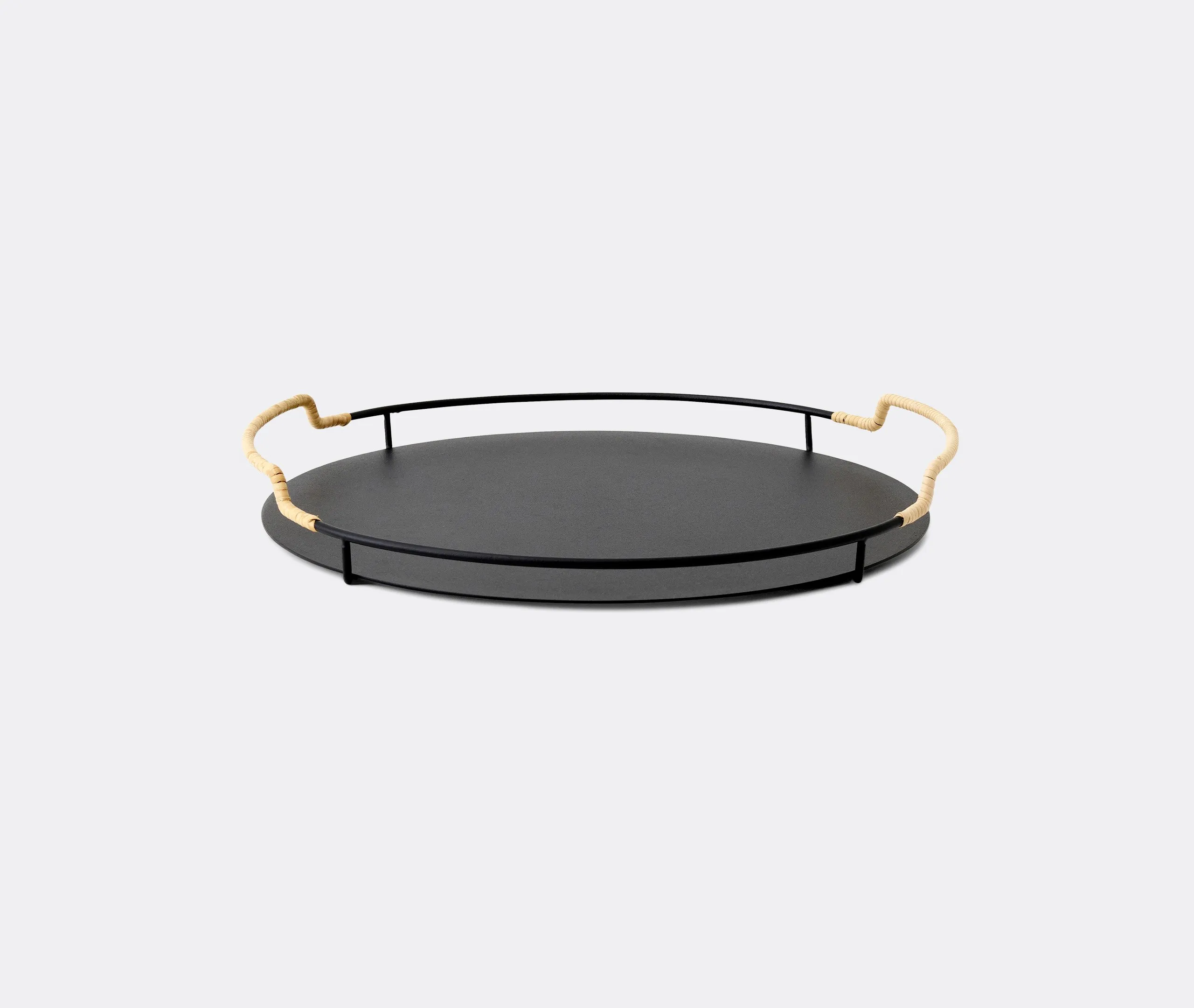 Balcony Serving Tray - Black, Steel image