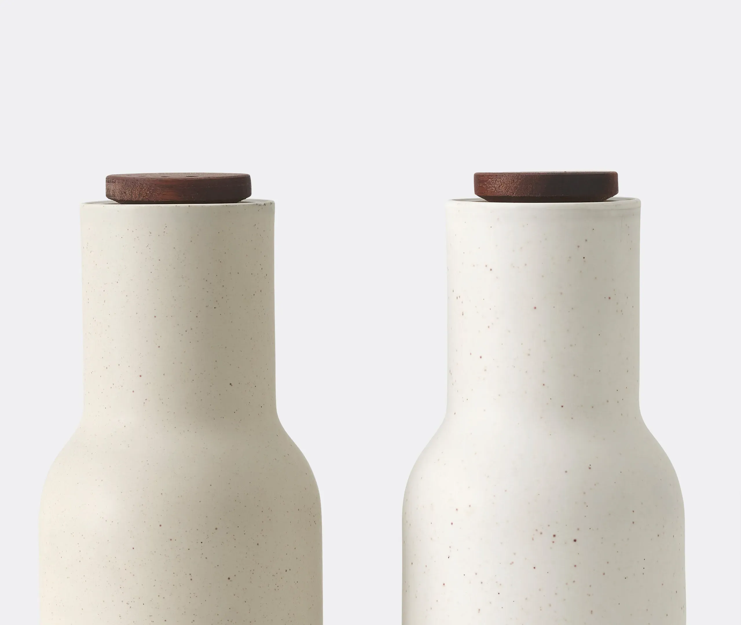 Bottle Grinder Set of Two - Sand, Stoneware