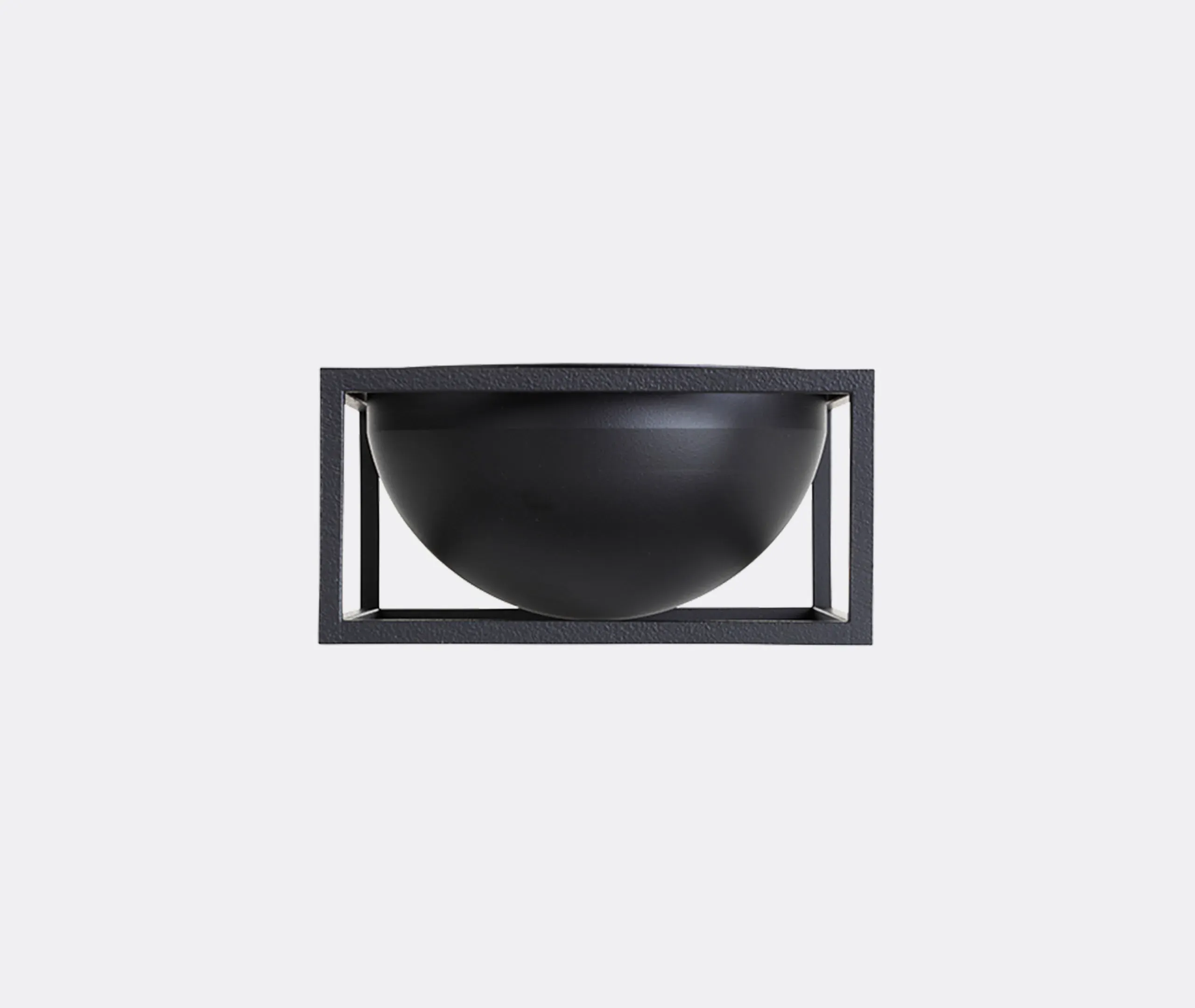 Kubus Centerpiece Small Bowl - Black, Metal