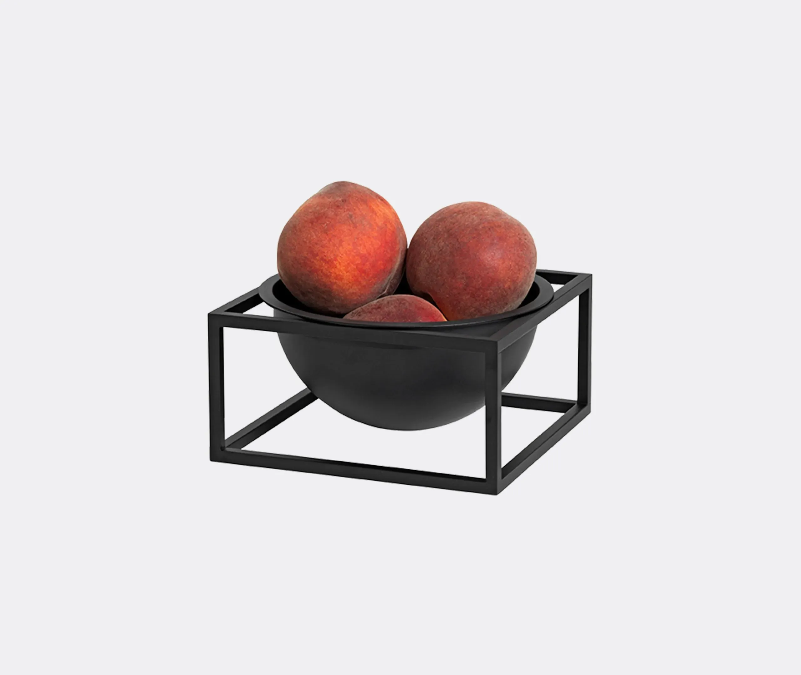 Kubus Centerpiece Small Bowl - Black, Metal