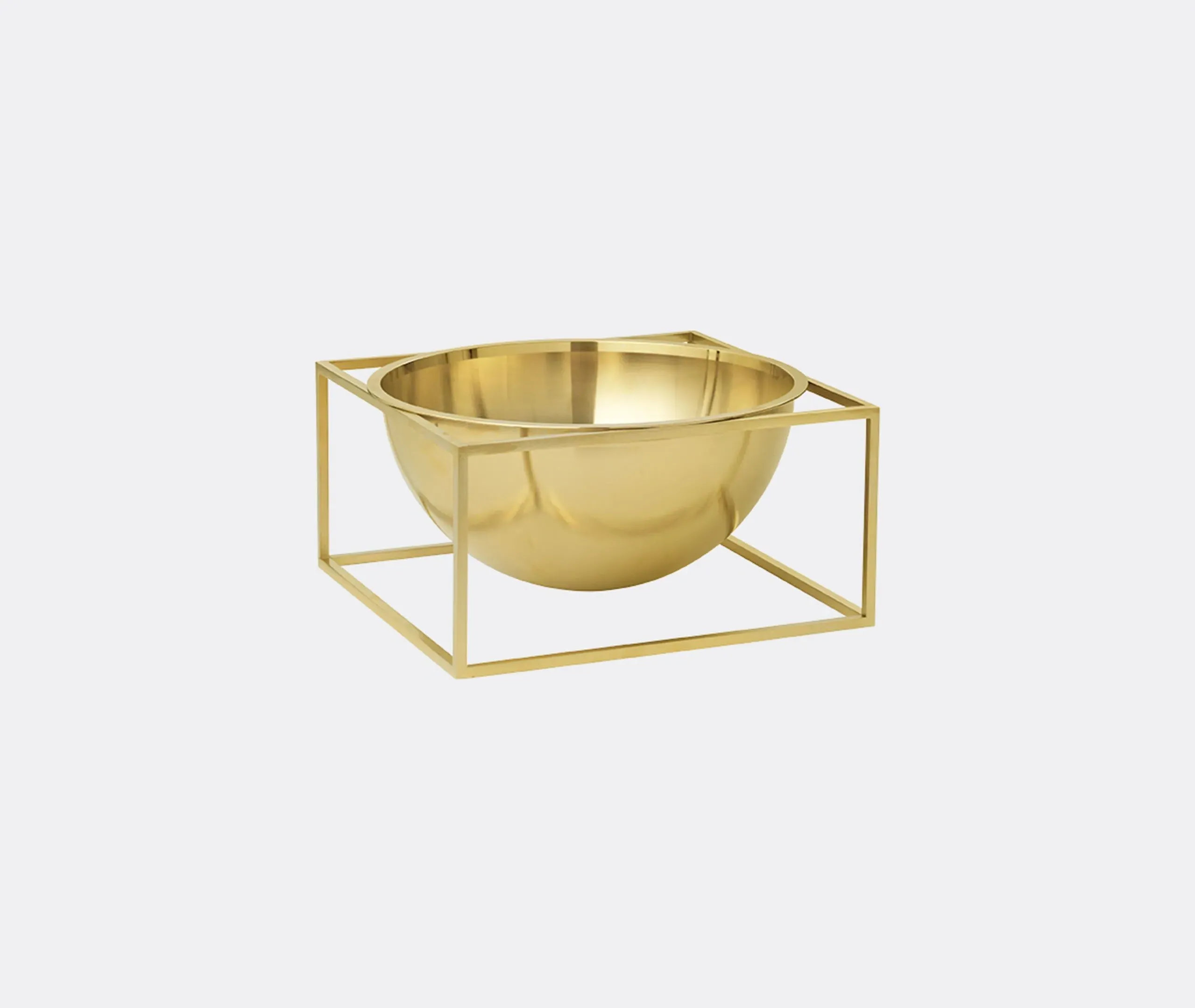Kubus Large Centerpiece Bowl - Gold
