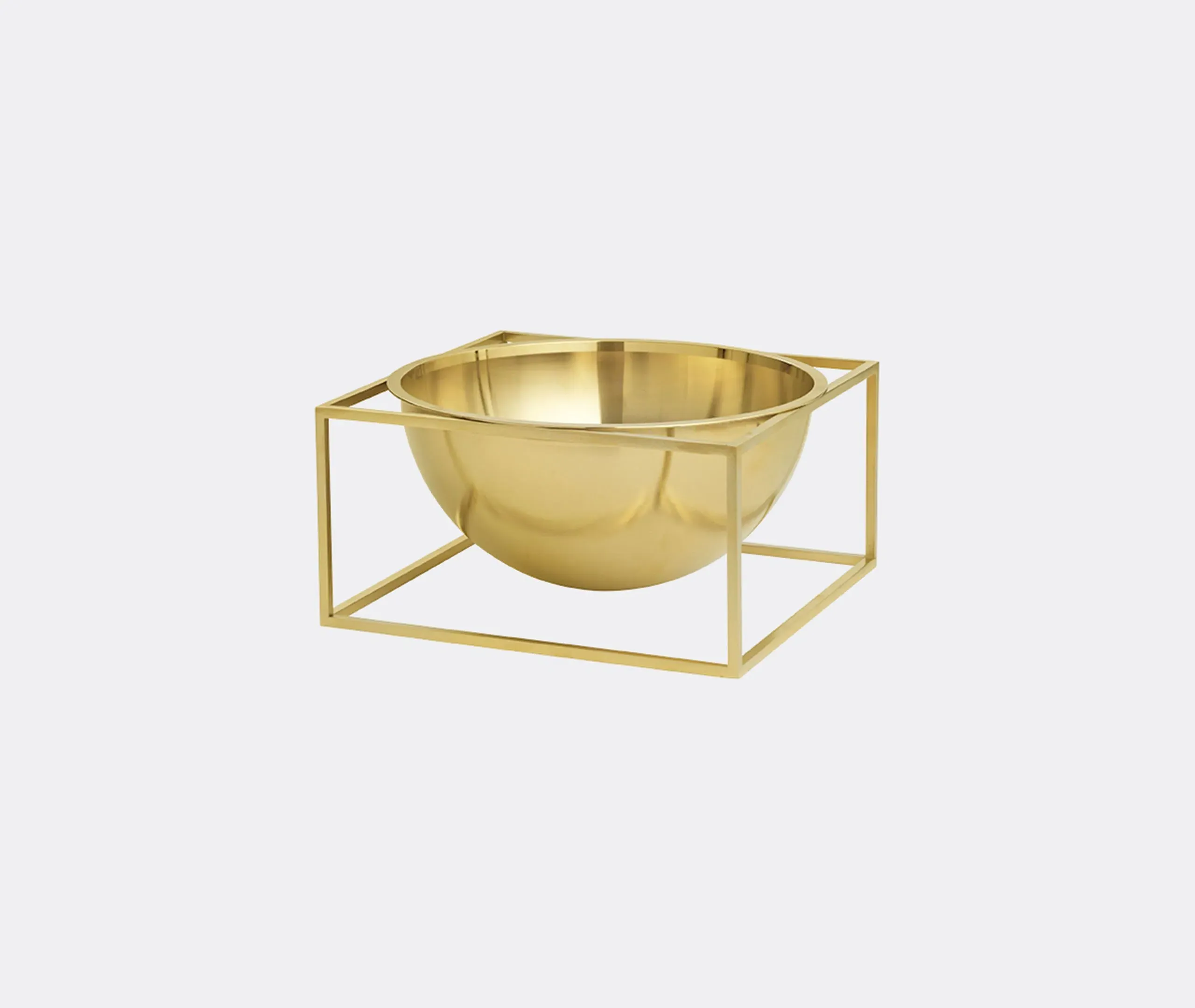 Kubus Large Centerpiece Bowl - Gold