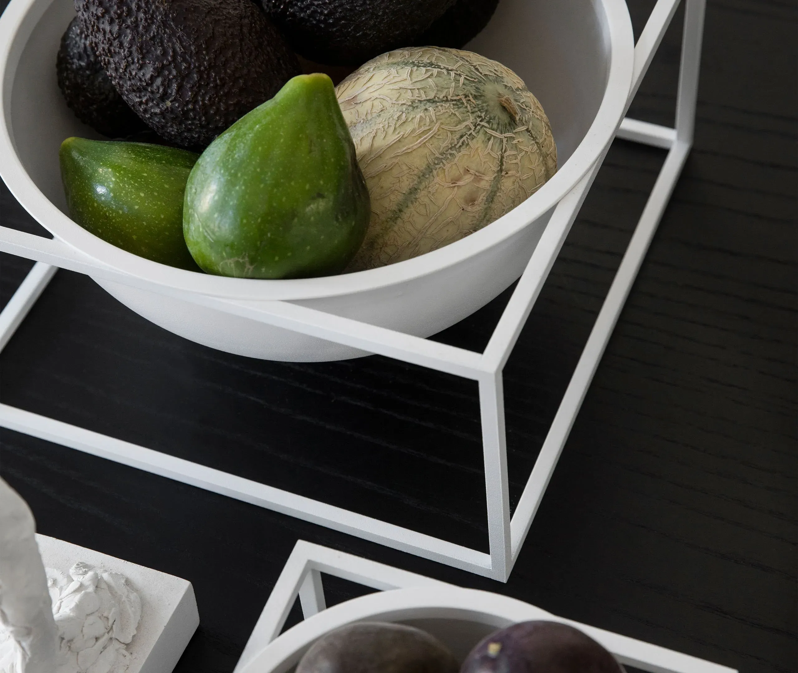 Kubus Large Centerpiece Bowl - White