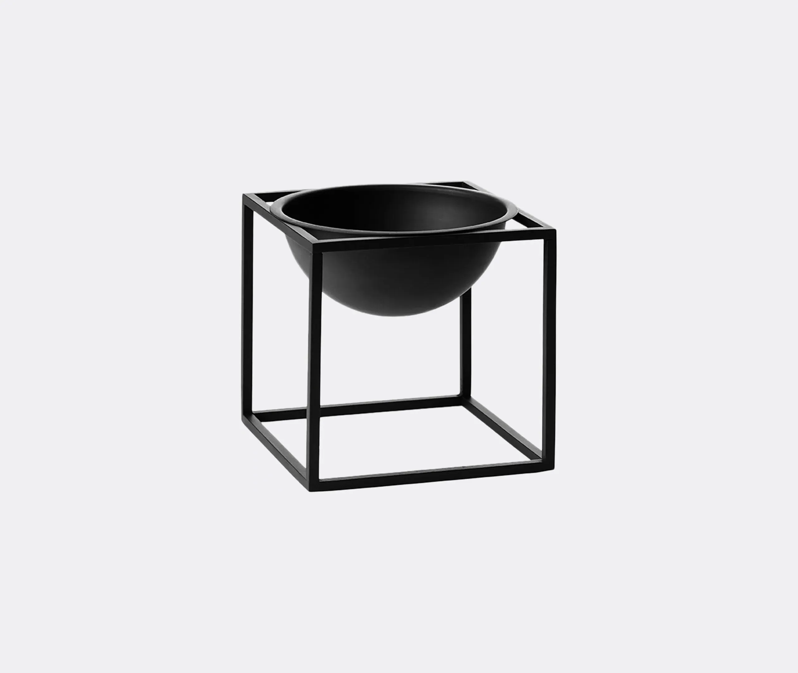 Kubus Small Bowl - Black, Metal