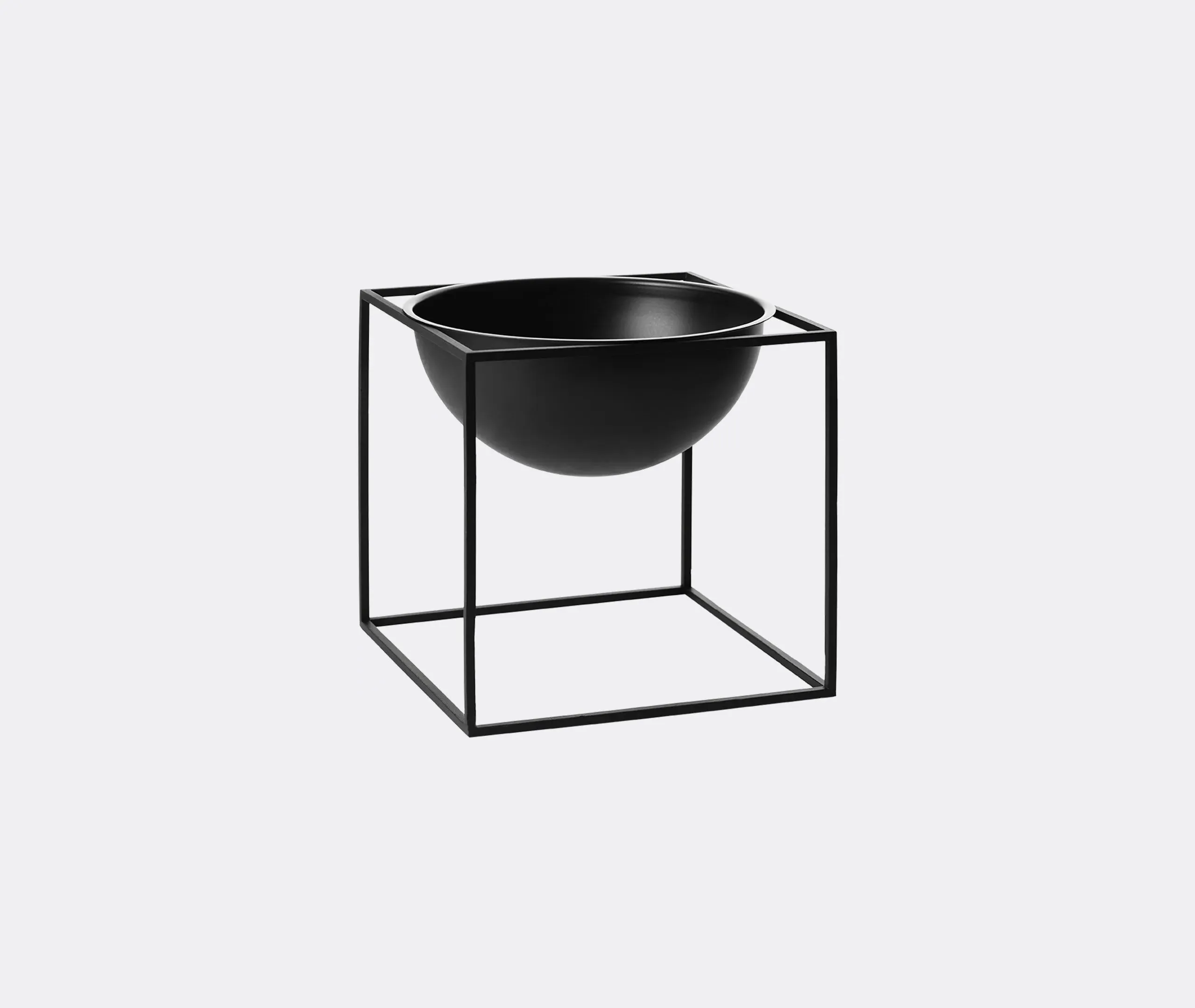 Large Decorative Bowl - Black, Metal