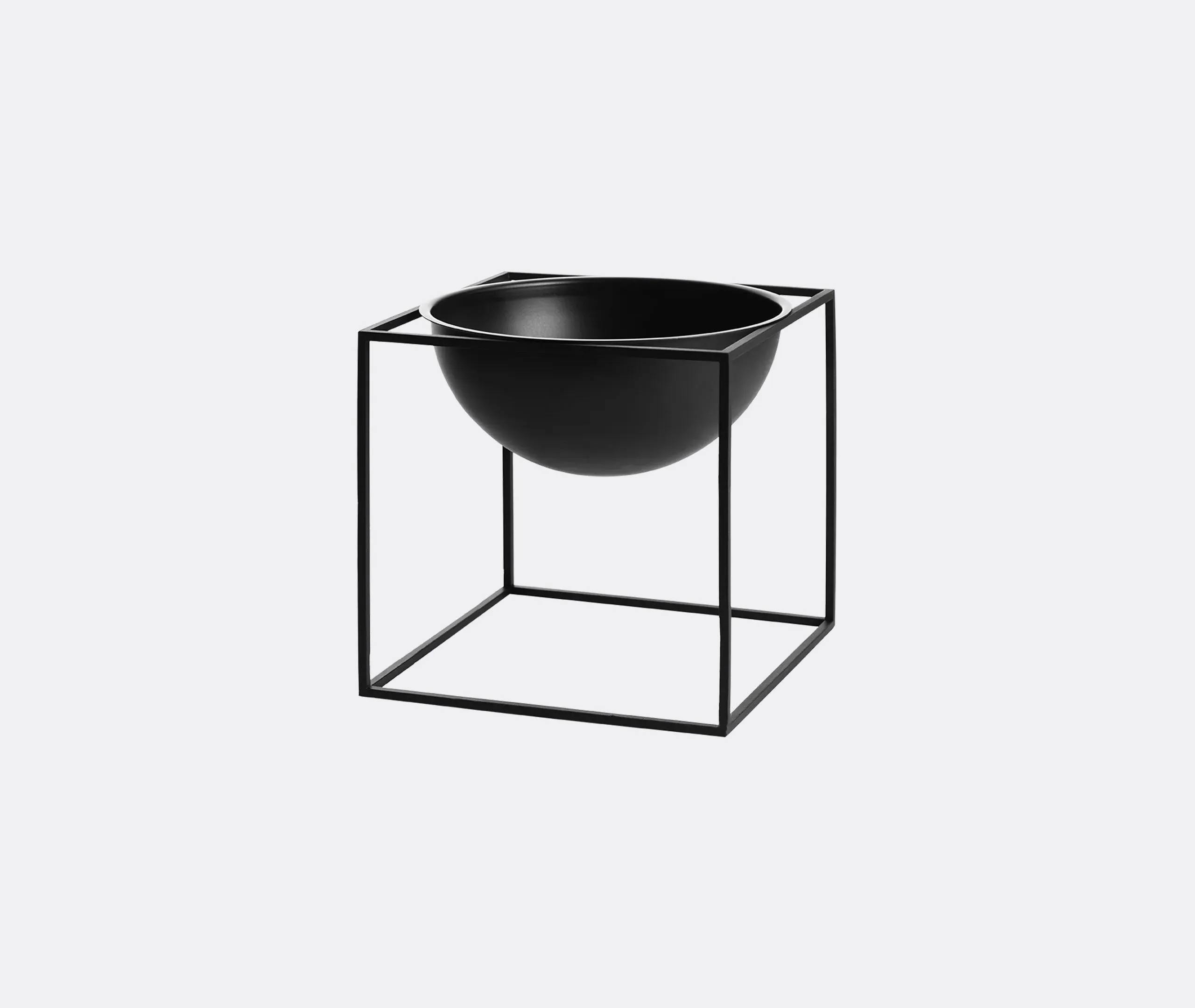 Large Decorative Bowl - Black, Metal