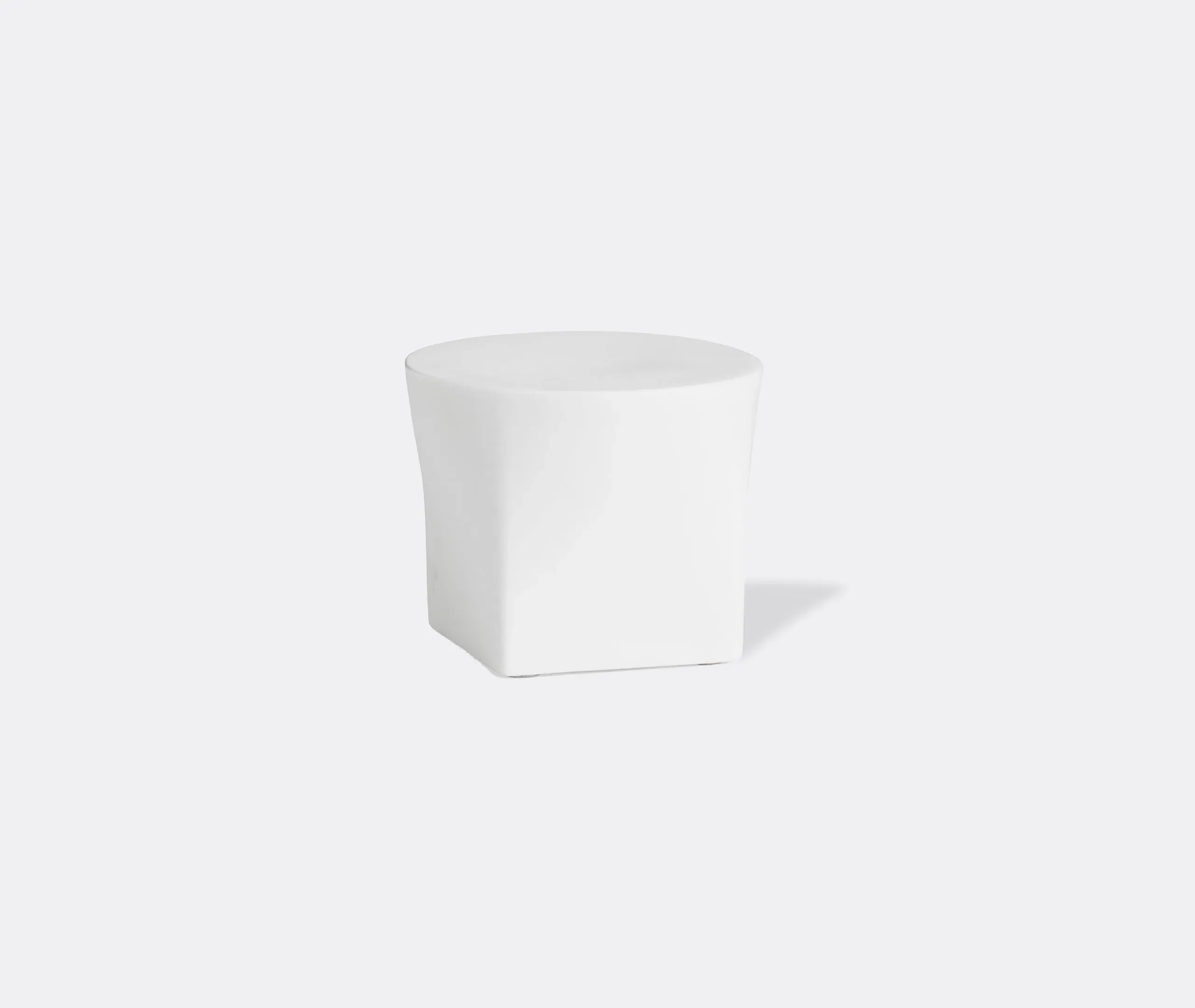 LED Flameless Candle with Dimmer - White, Bone China