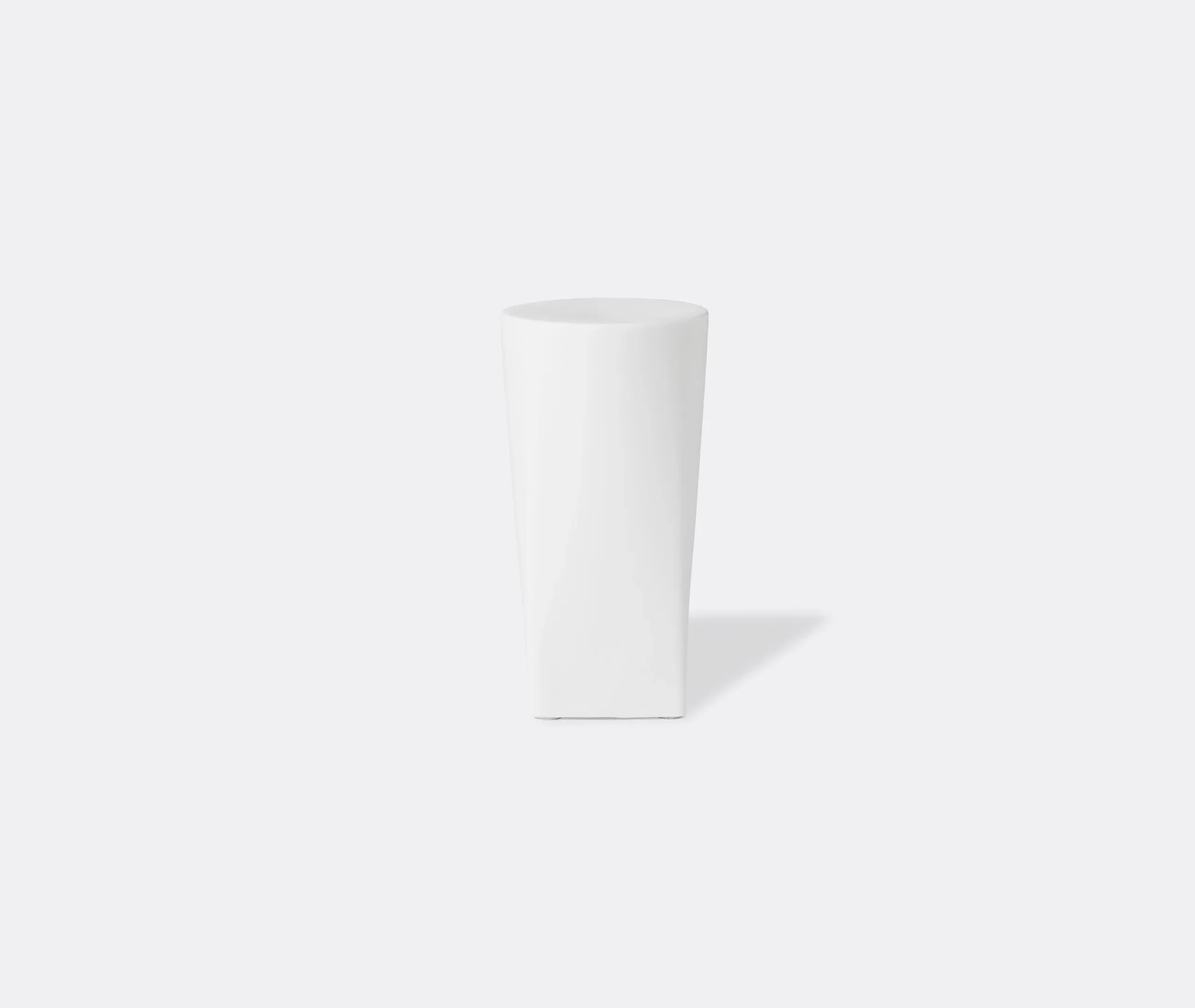 LED Flameless Candle with Dimmer - White, Bone China
