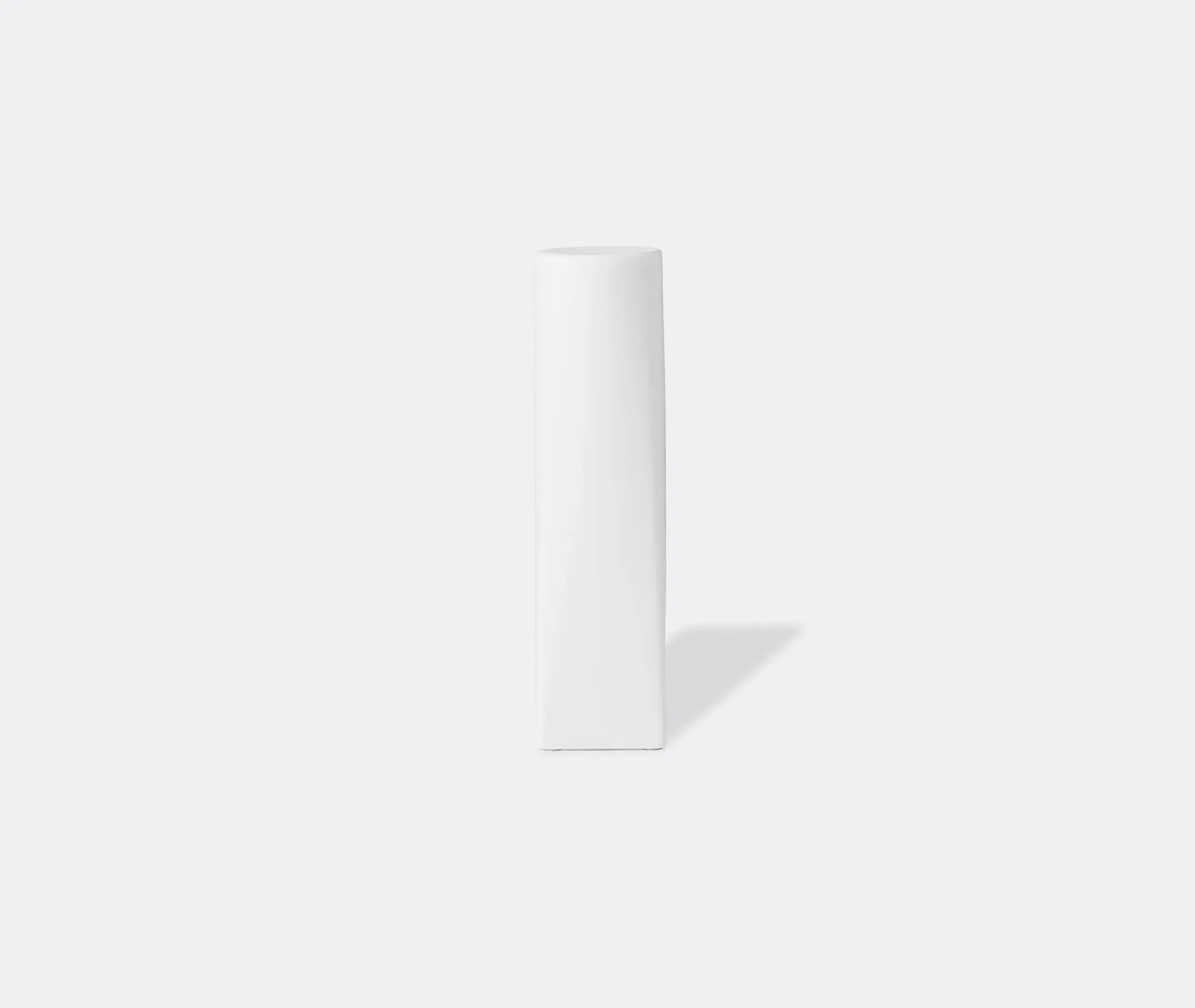 LED Flameless Candle with Dimmer - White, Bone China