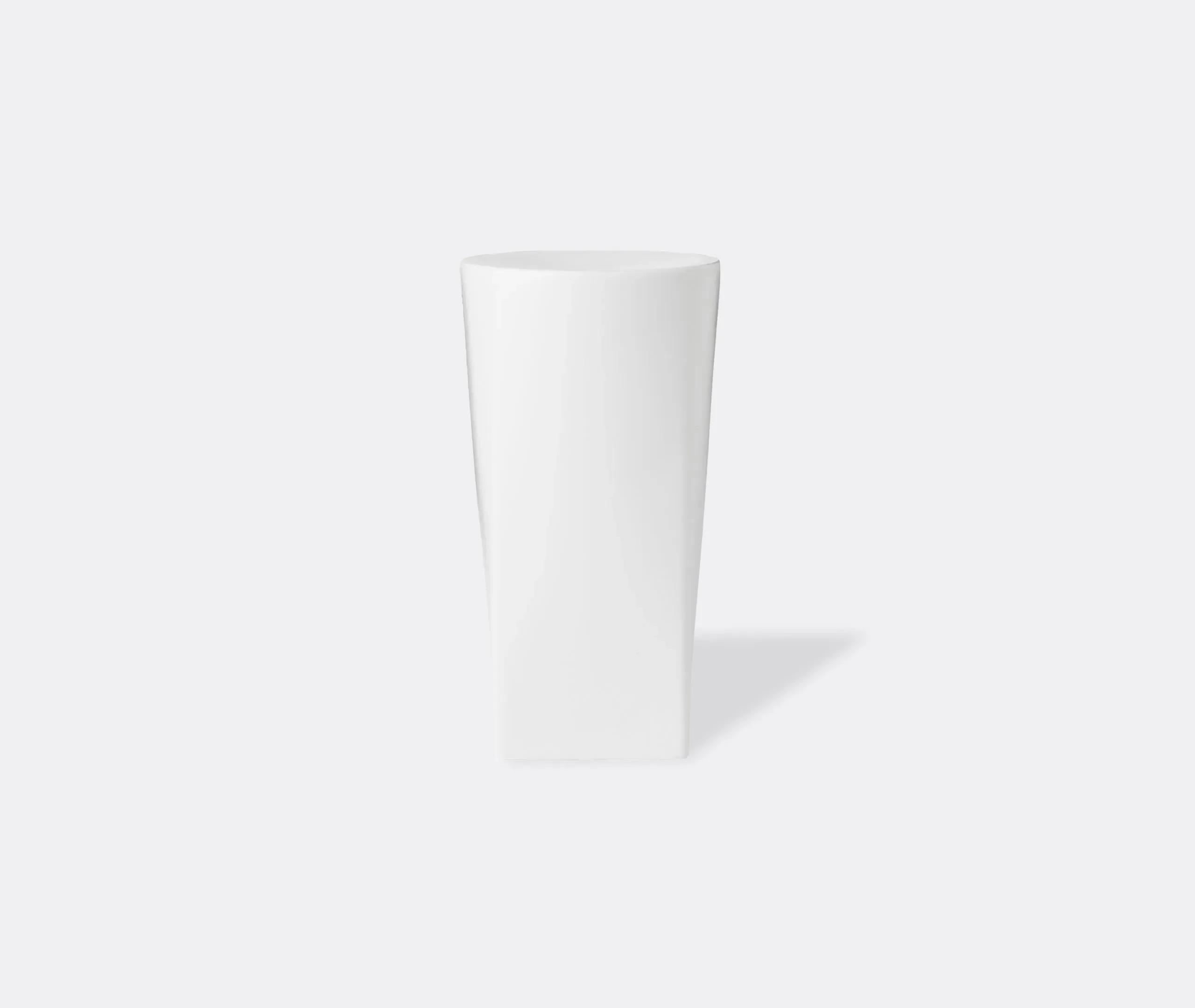 LED Flameless Candle with Dimmer - White, Bone China