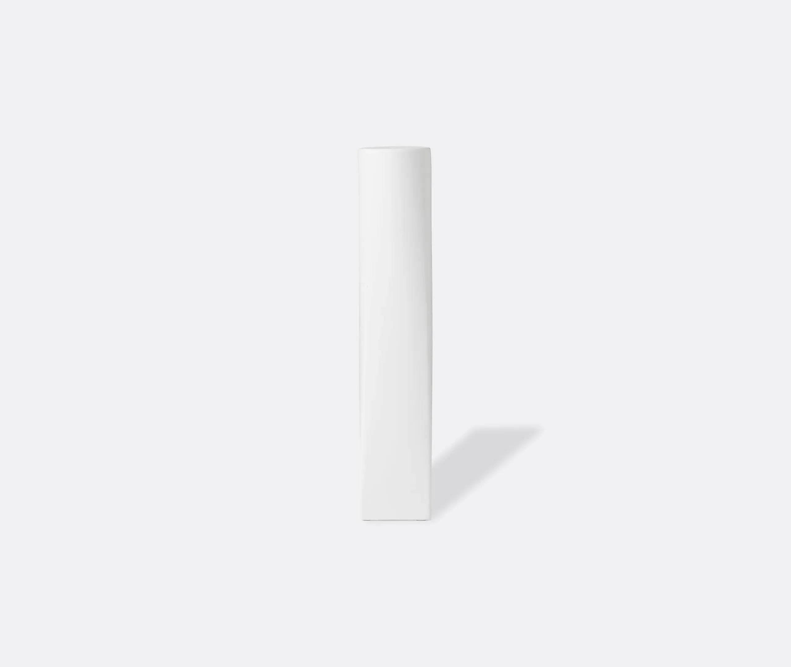 LED Flameless Candle with Dimmer - White, Bone China