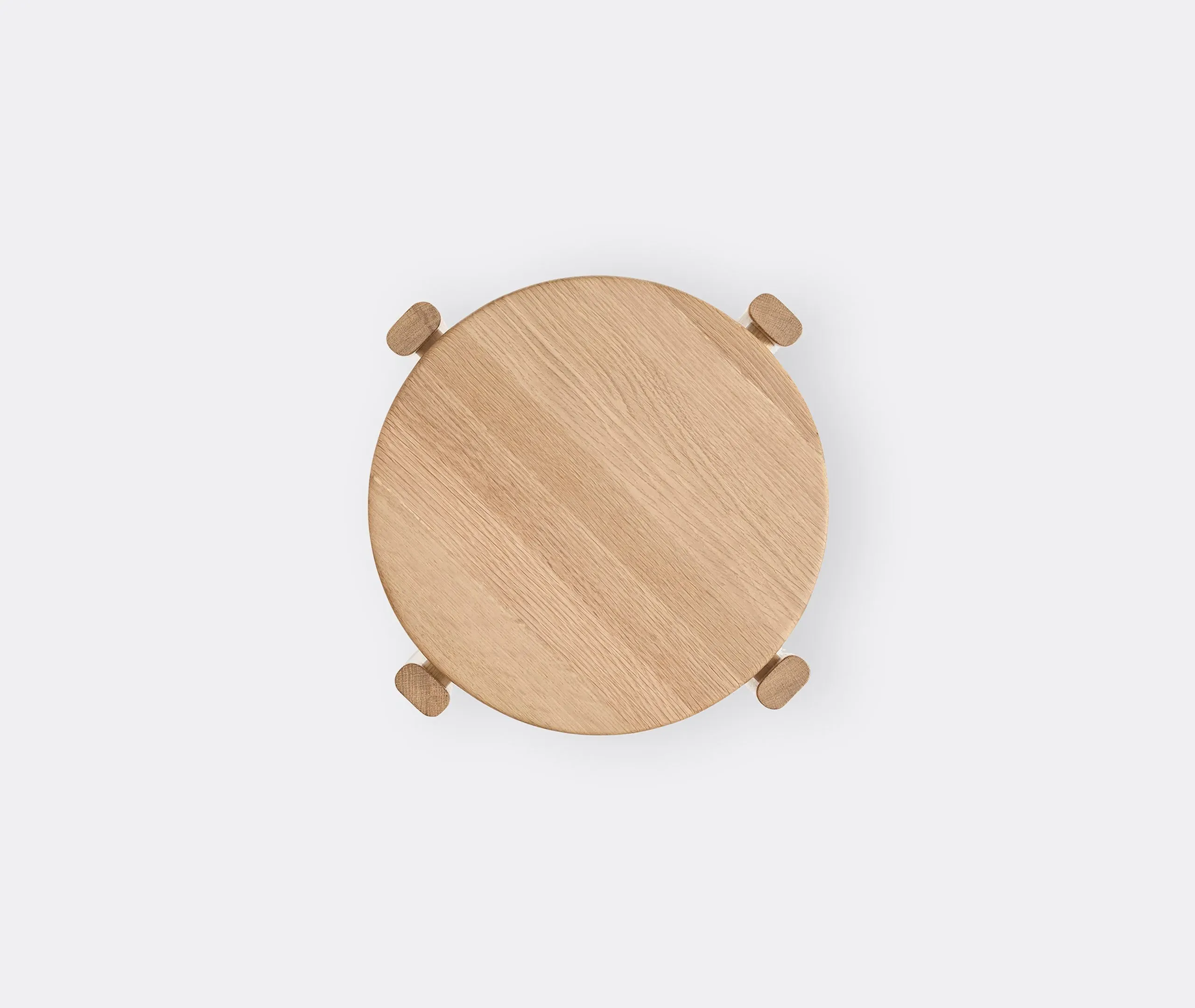Passage Stool - Natural Oak, Solid Wood