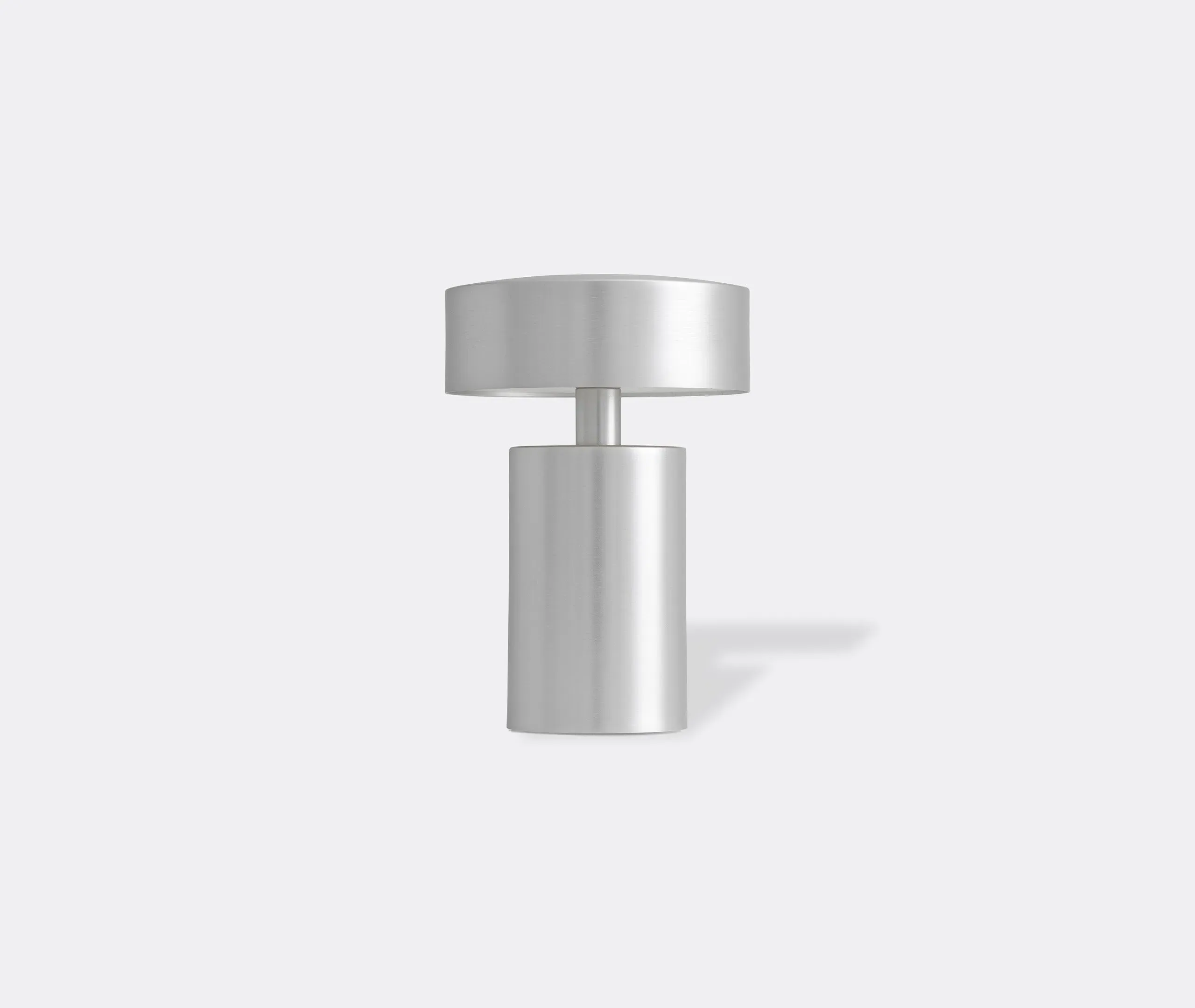 Portable Table Lamp with Battery - Aluminum image