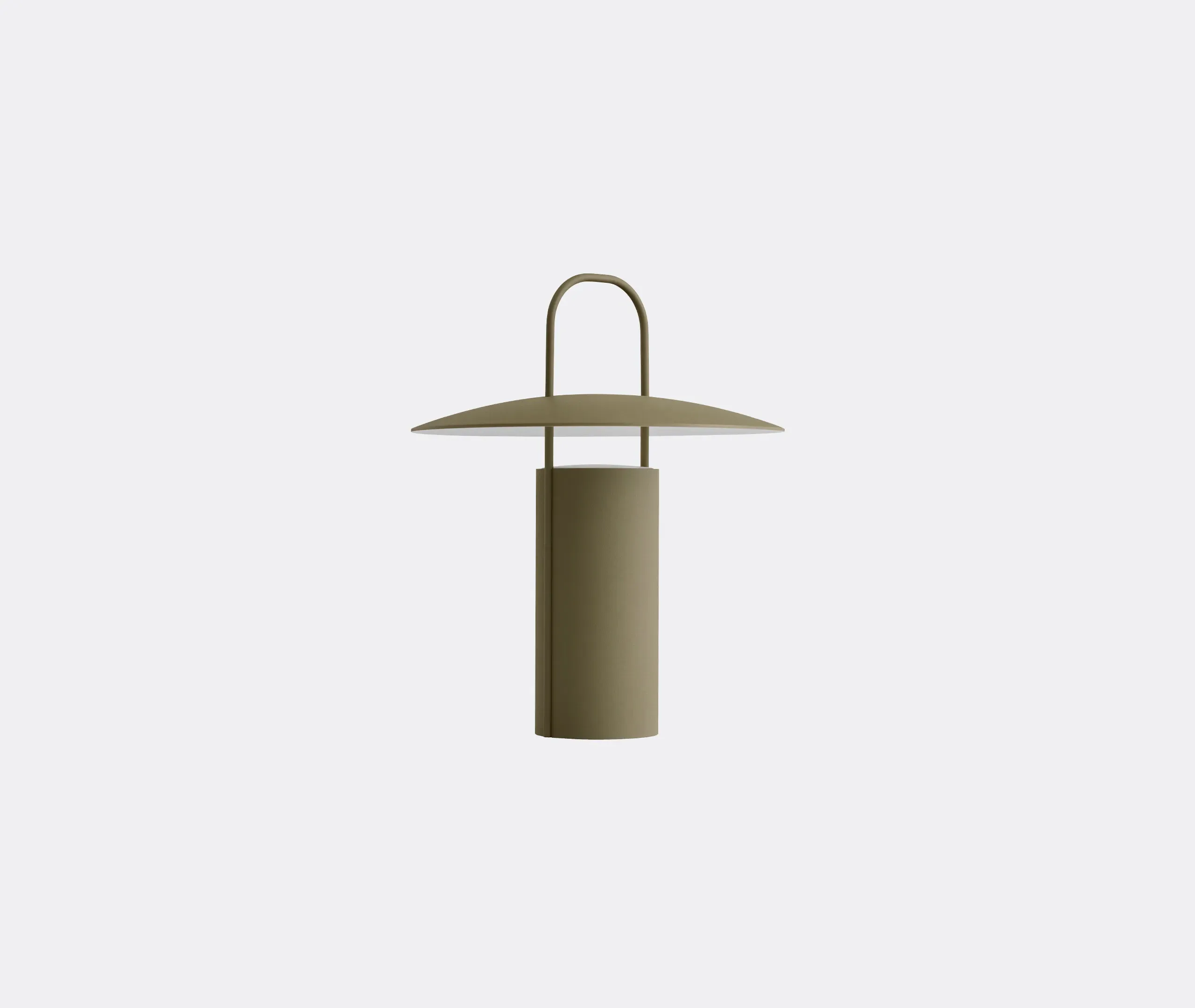 Ray Portable Table Lamp - Dusty Green, Aluminium