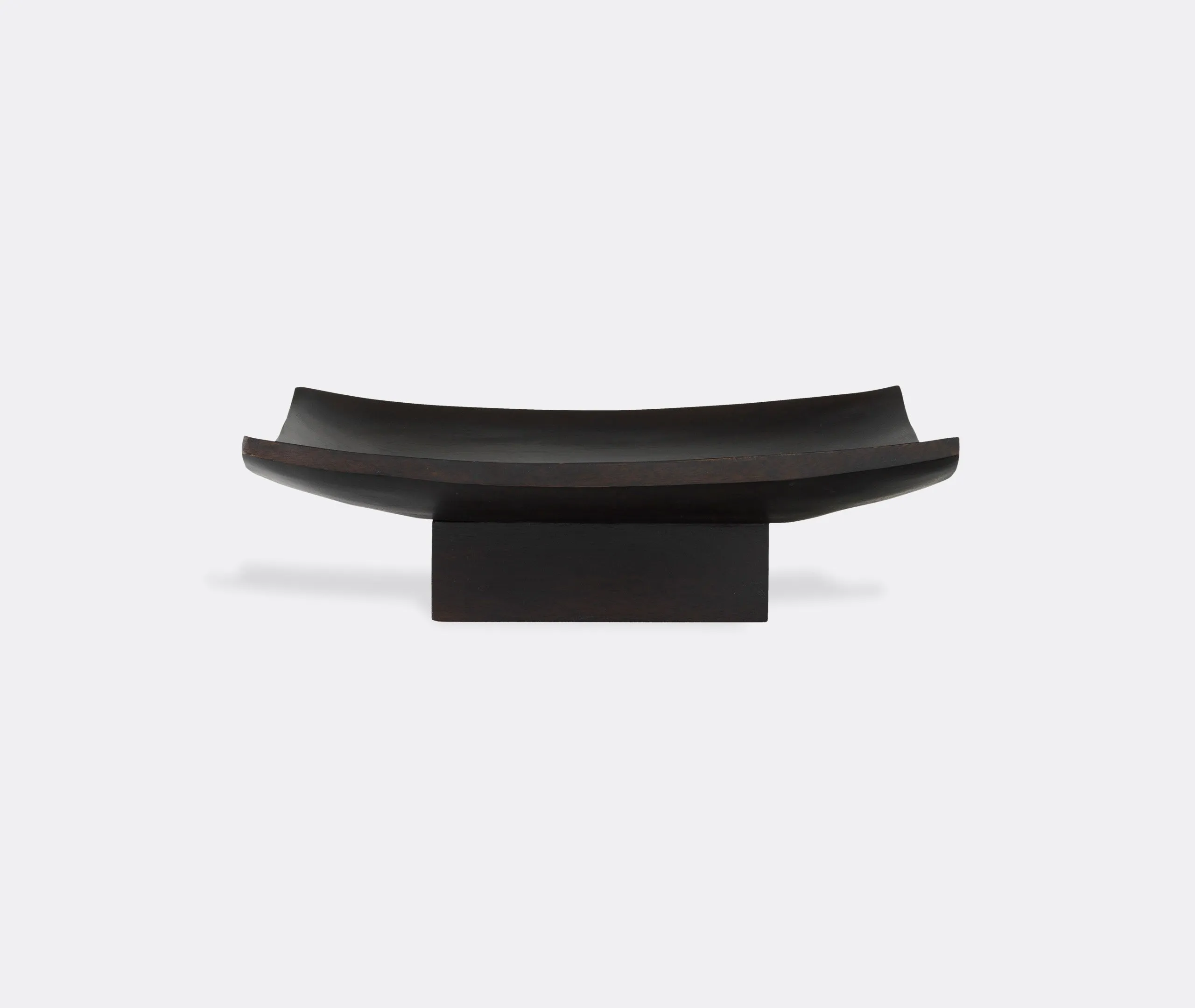 Relevé Platter - Black, Acacia Wood image