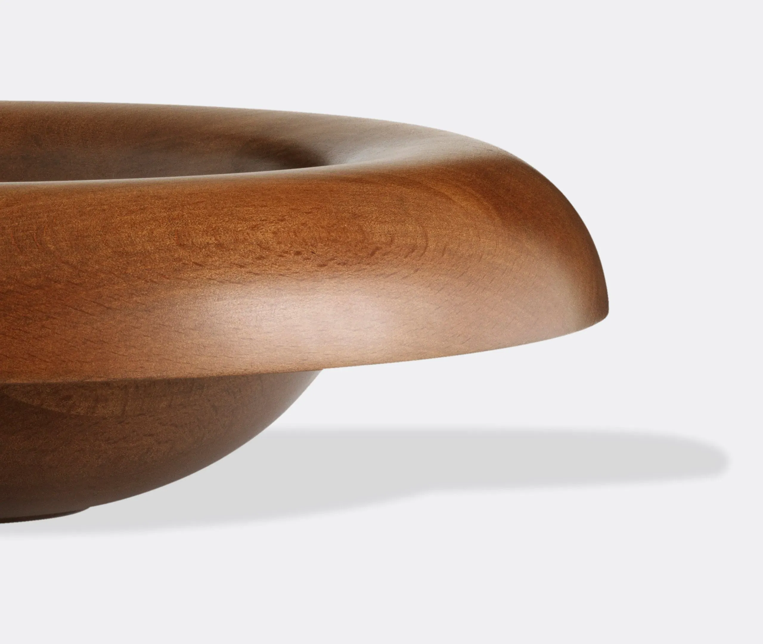 Rond Bowl - Brown, Beech Wood