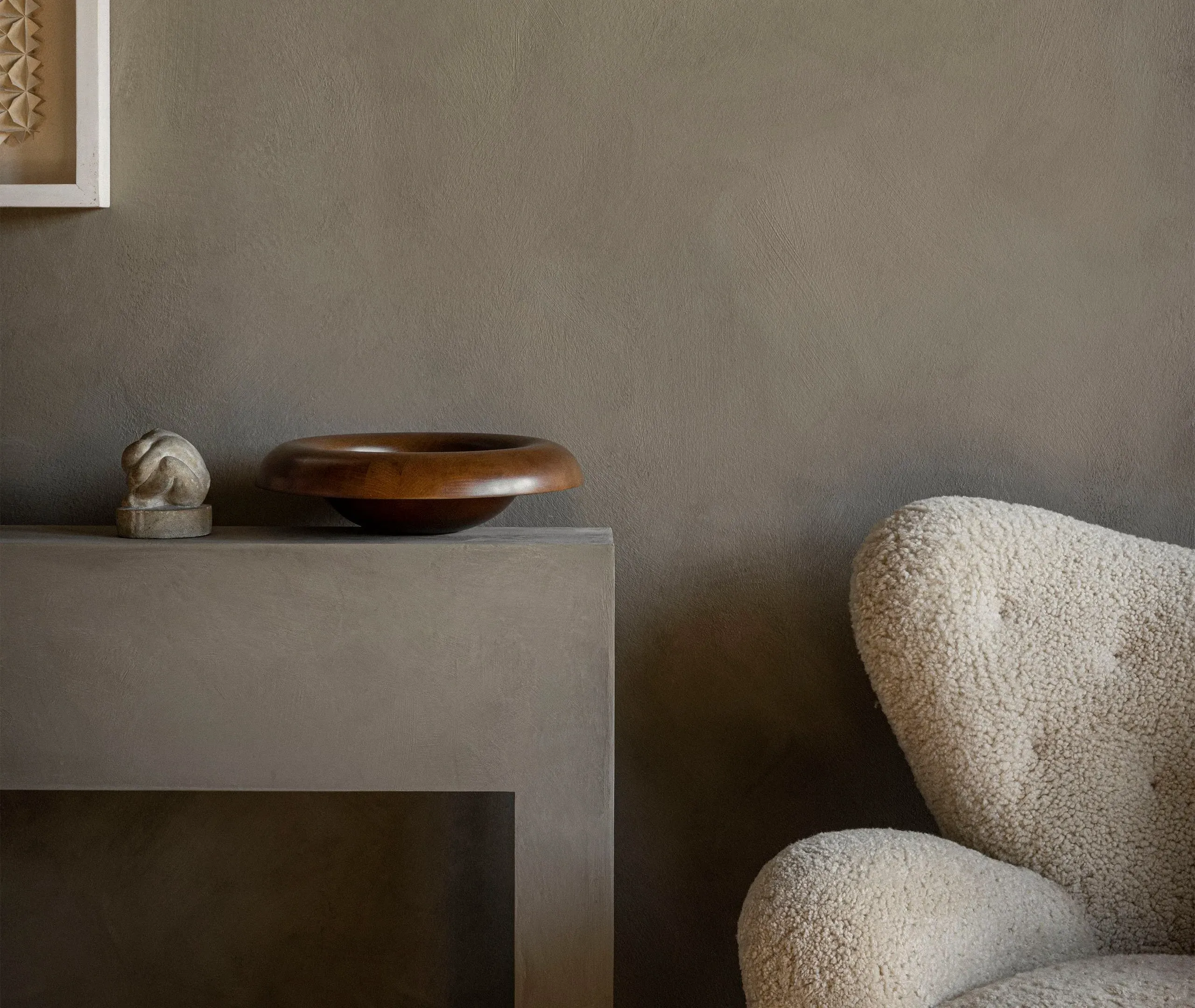 Rond Bowl - Brown, Beech Wood