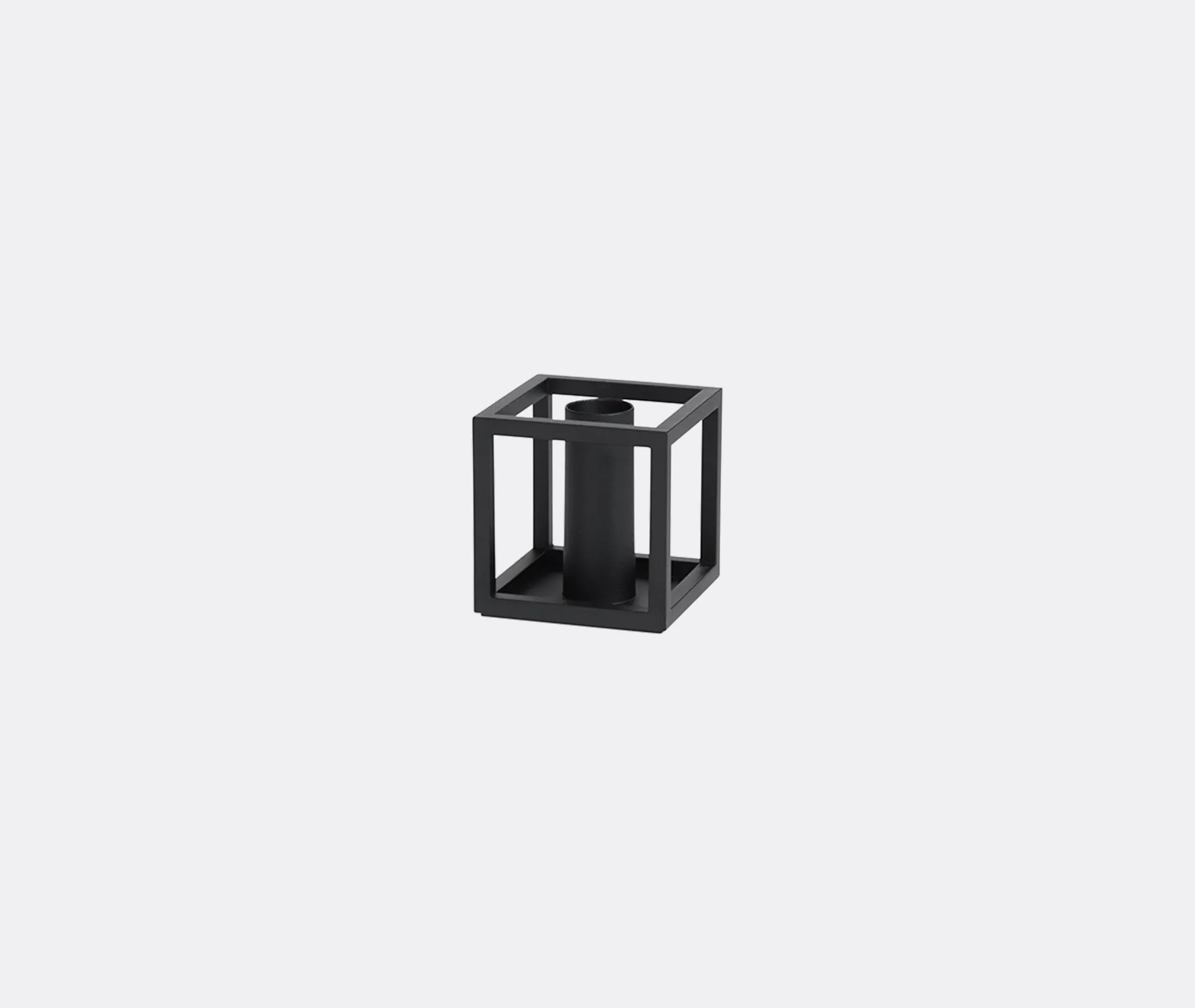 Single Candleholder - Black, Metal image