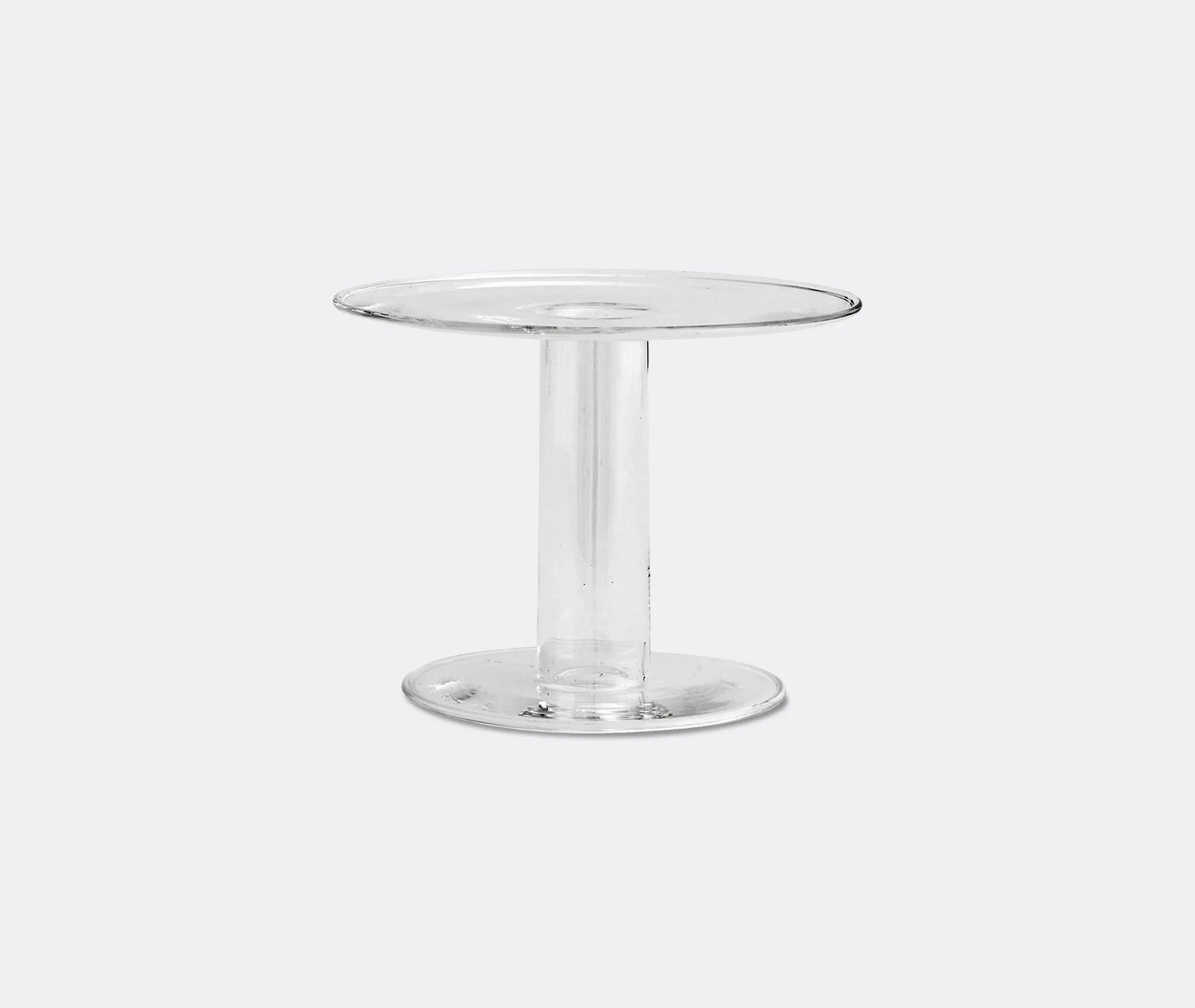 Tall Candle Holder - Clear, Borosilicate Glass image