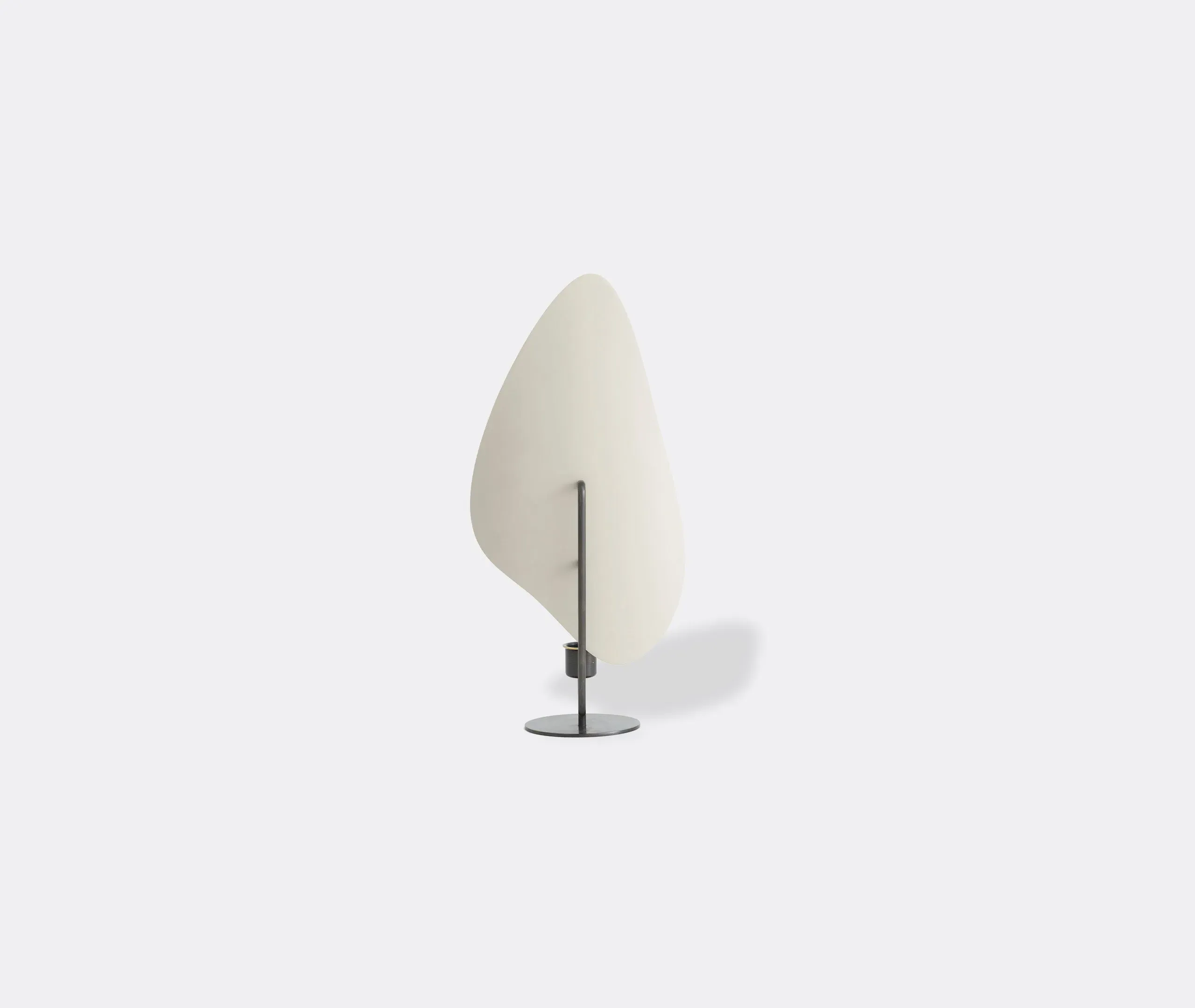 Tall Candleholder - Grey, Bronze Brass