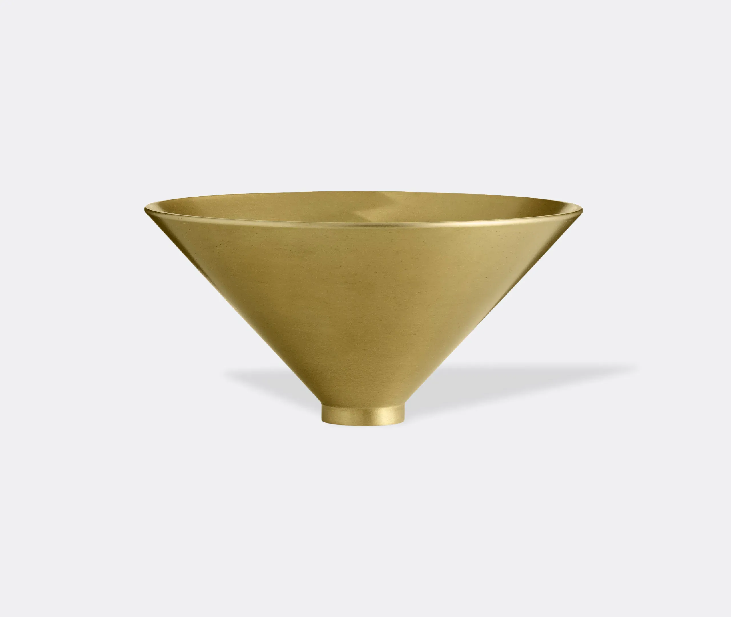 Taper Bowl - Brass, Aluminum