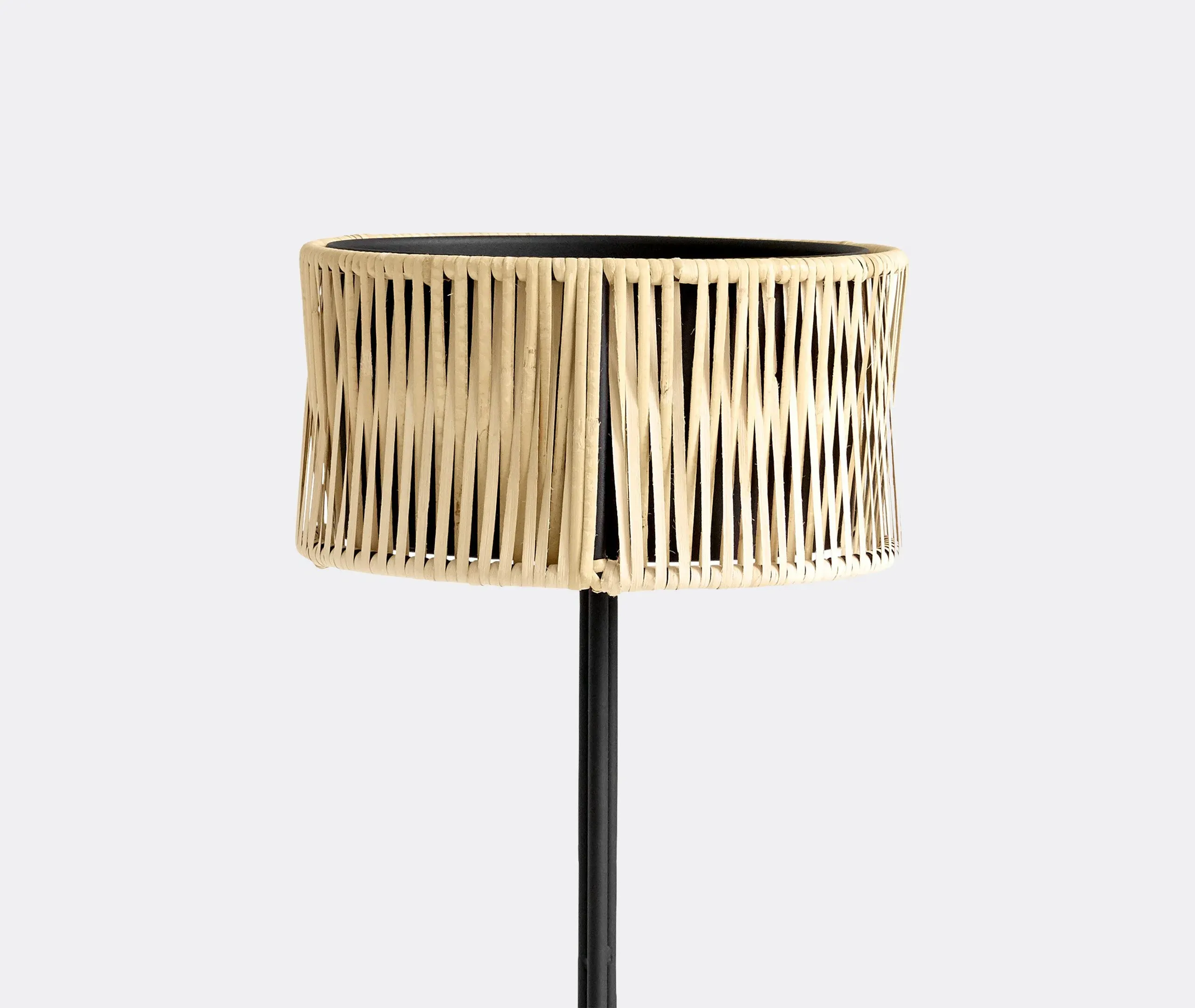 Umanoff Large Planter - Black, Rattan