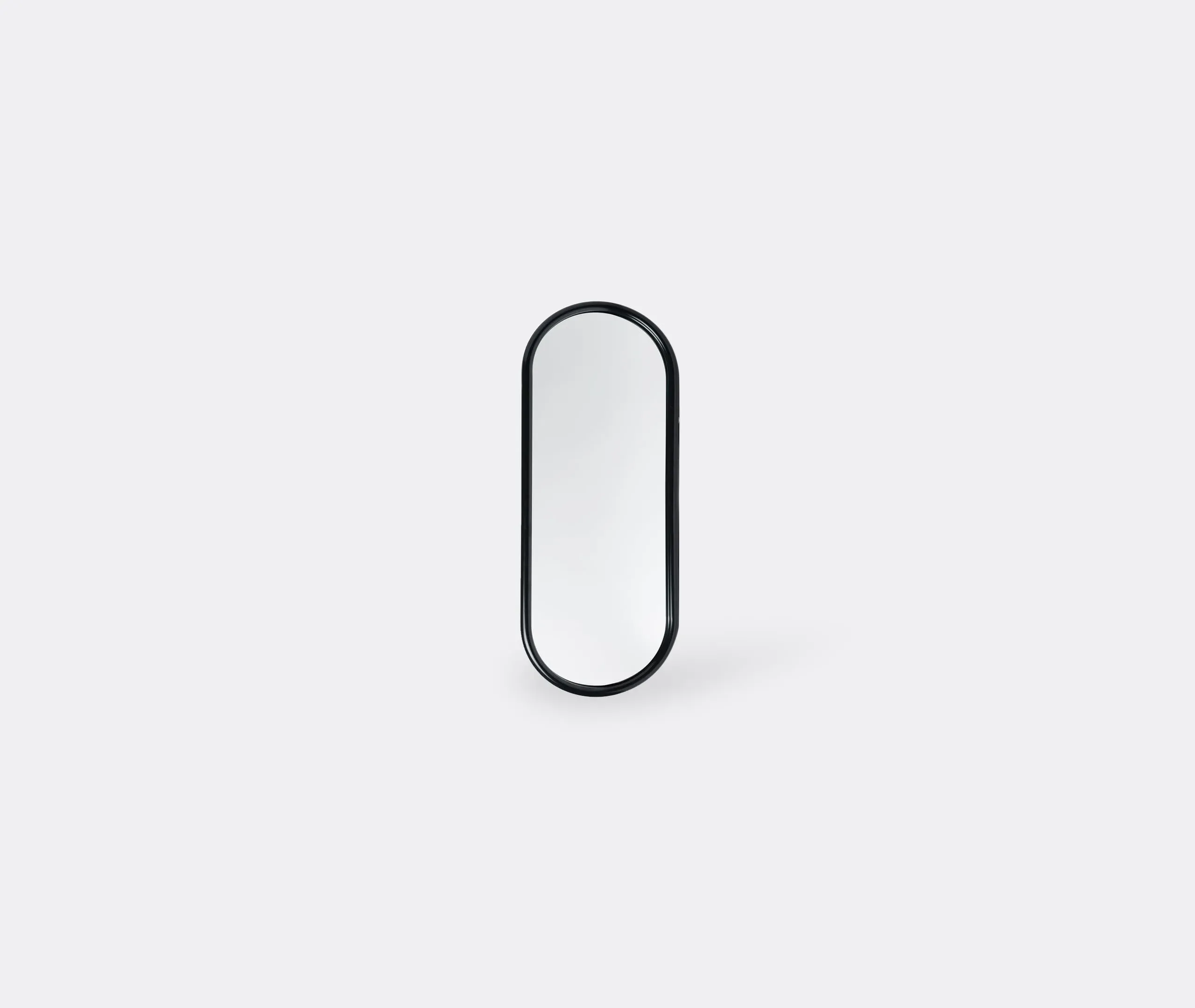 Angui Small Lozenge Mirror - Anthracite, Aluminium product