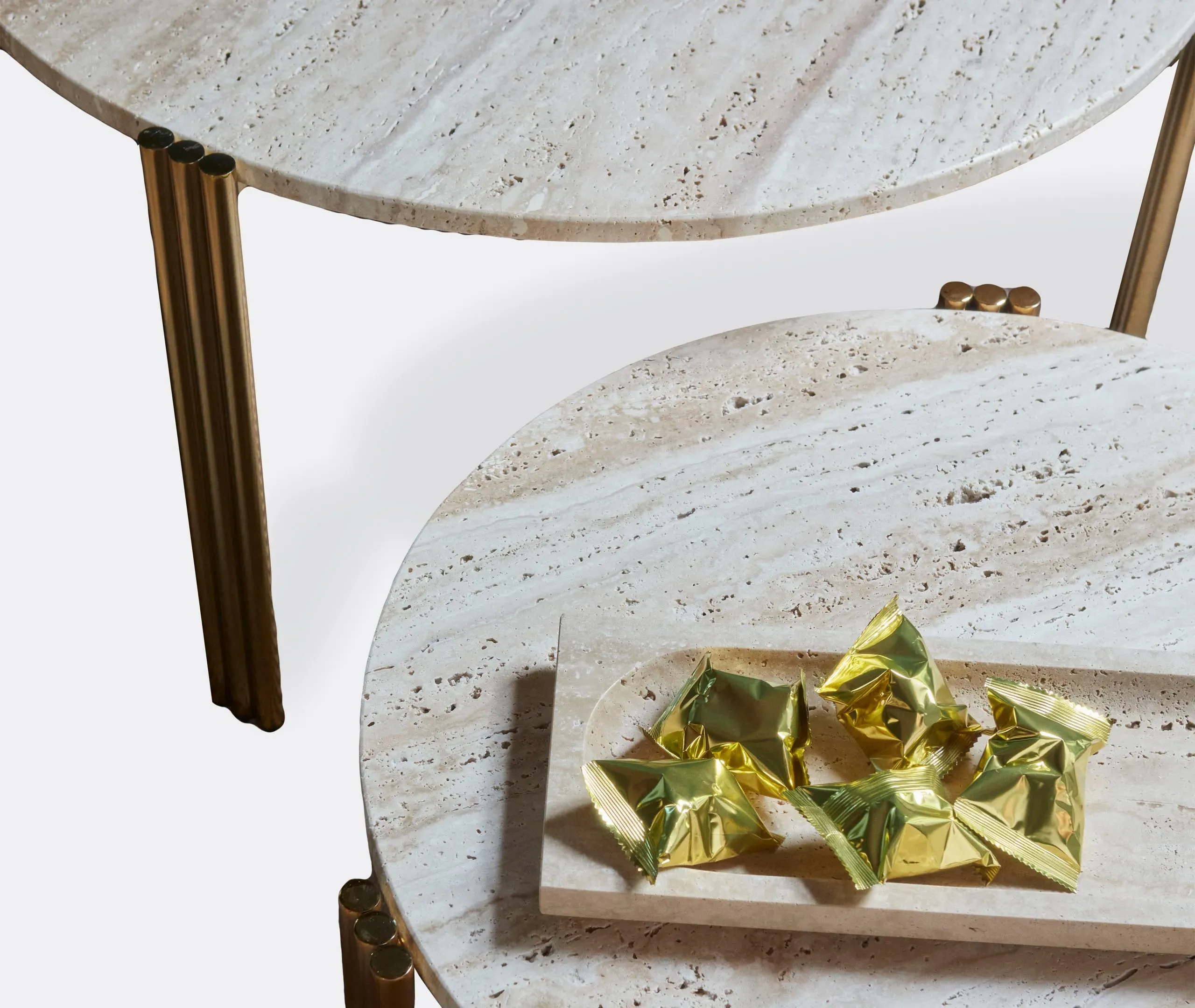 Coffee Table - Light Sand, Travertine