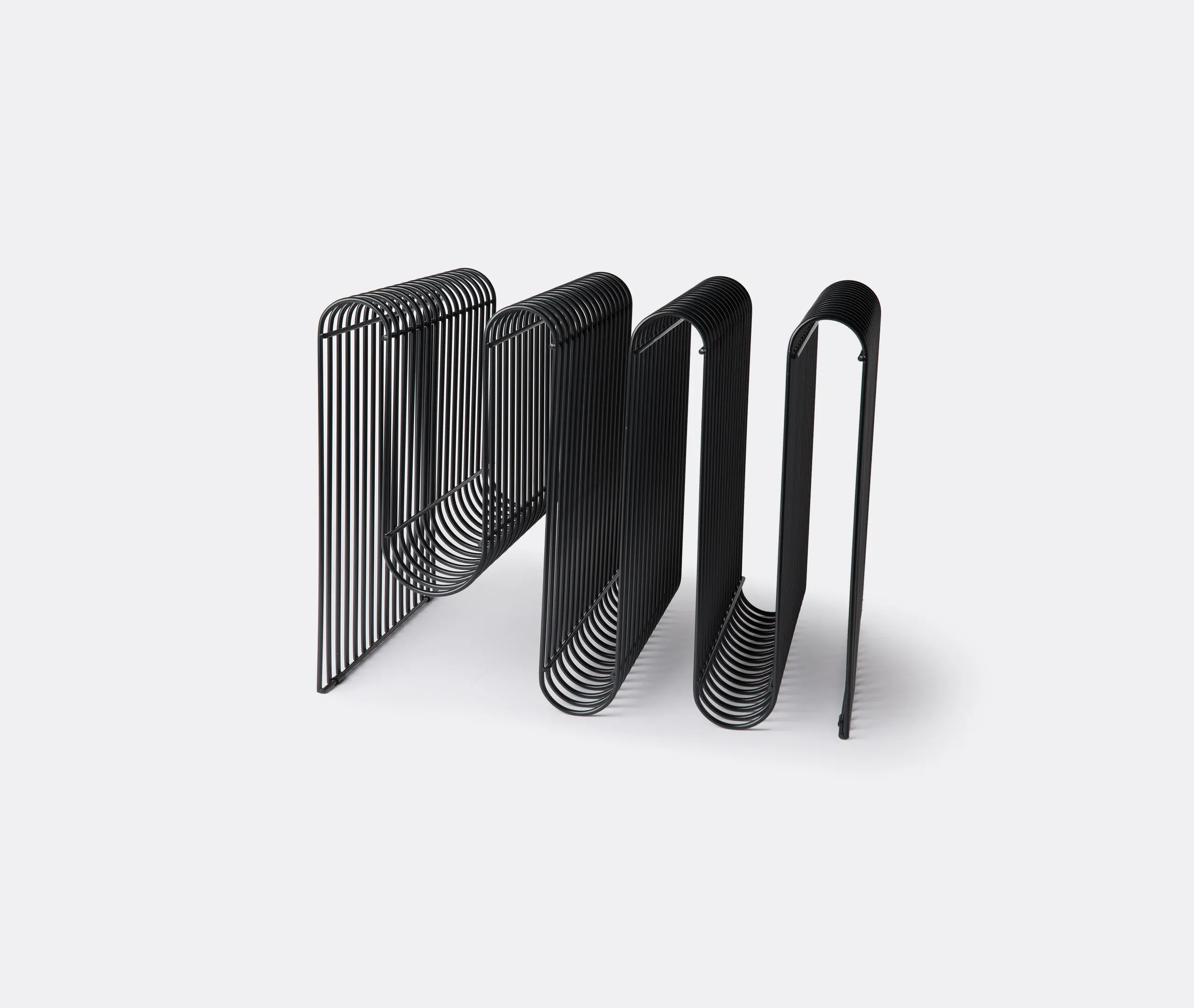 Curva Magazine Holder - Black