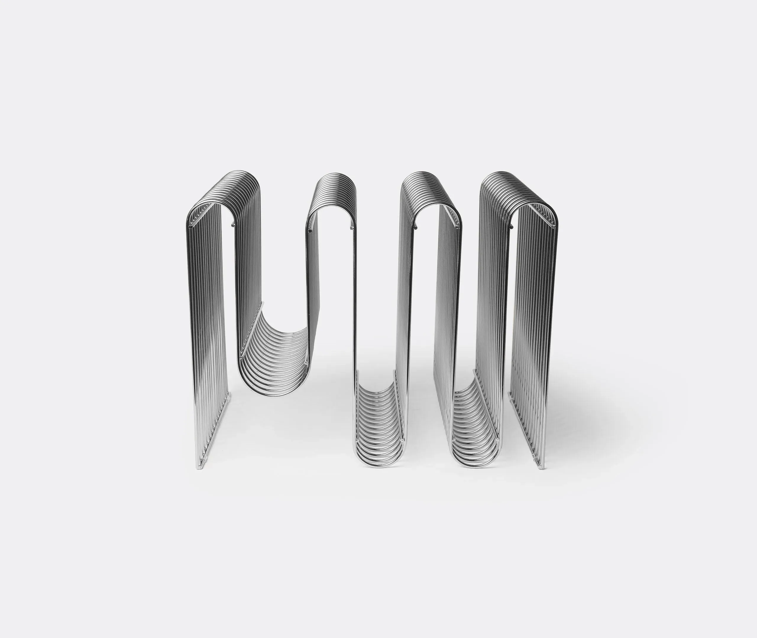 Curva Magazine Holder - Silver product