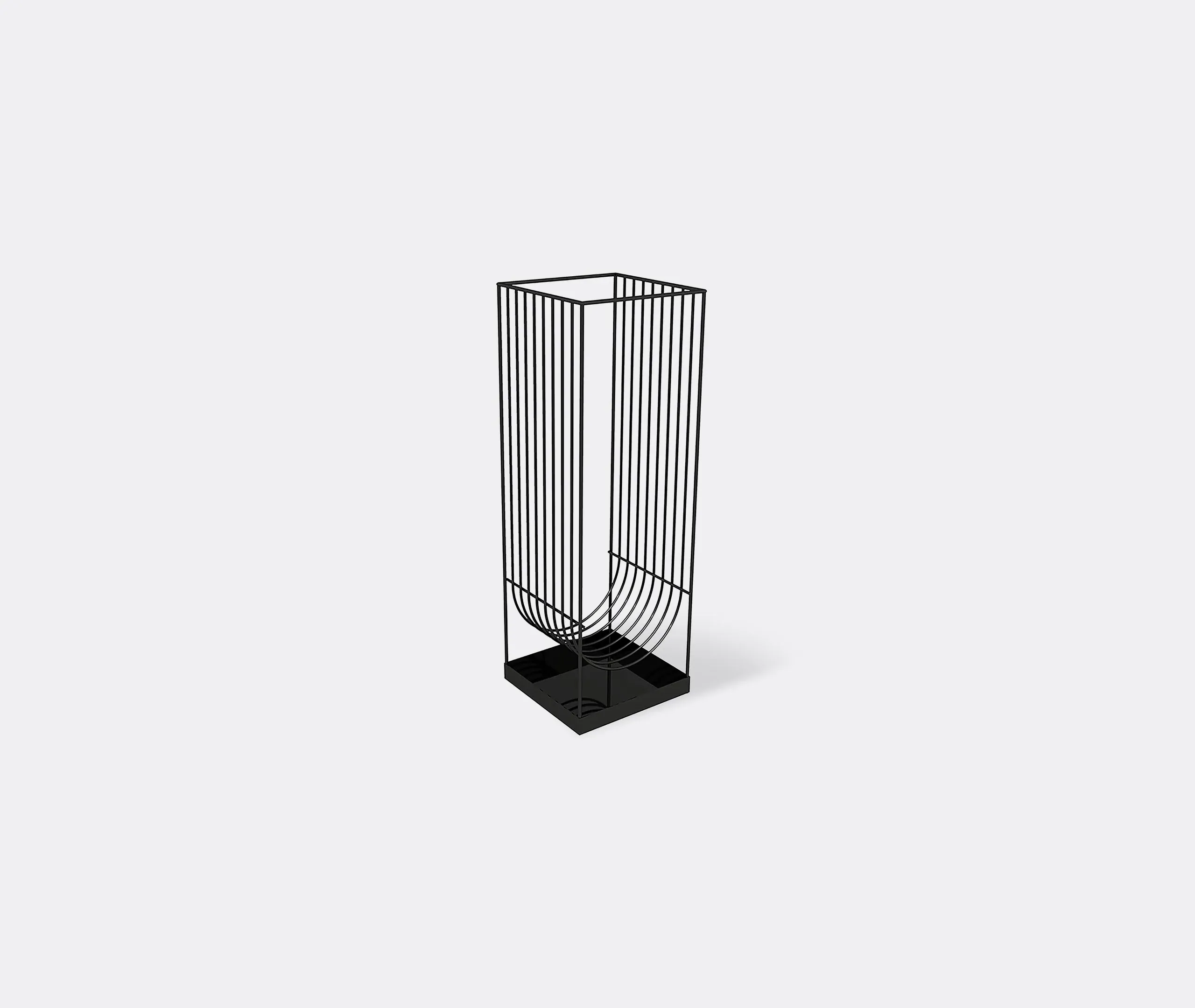 Curva Umbrella Stand - Black, Iron product