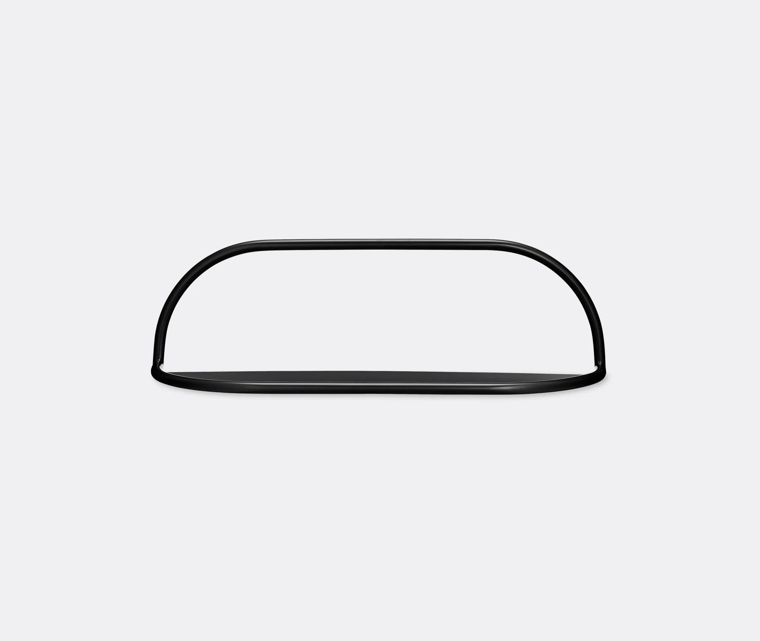 Elongated Wall Shelf - Black, Steel image