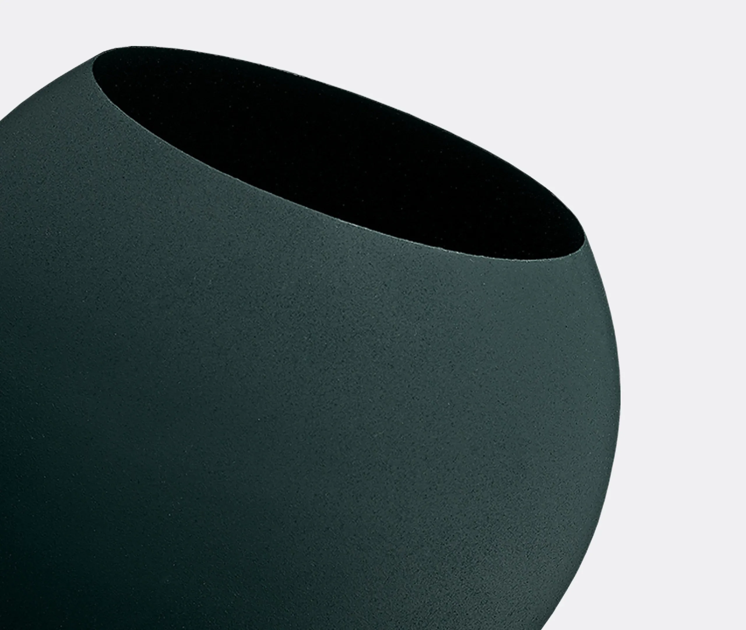 Globe Small Flowerpot with Stand - Forest Green alternate view