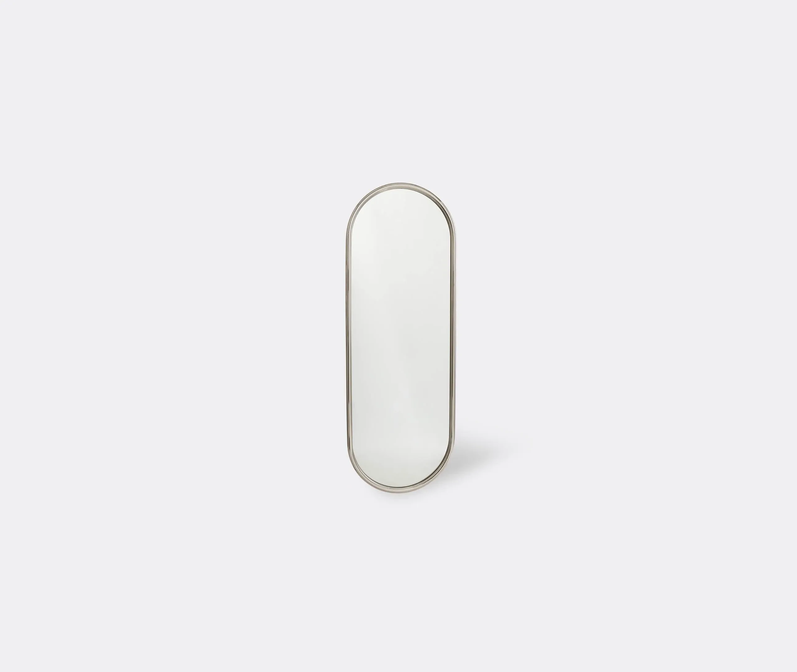 Lozenge Mirror with Steel Frame - Silver