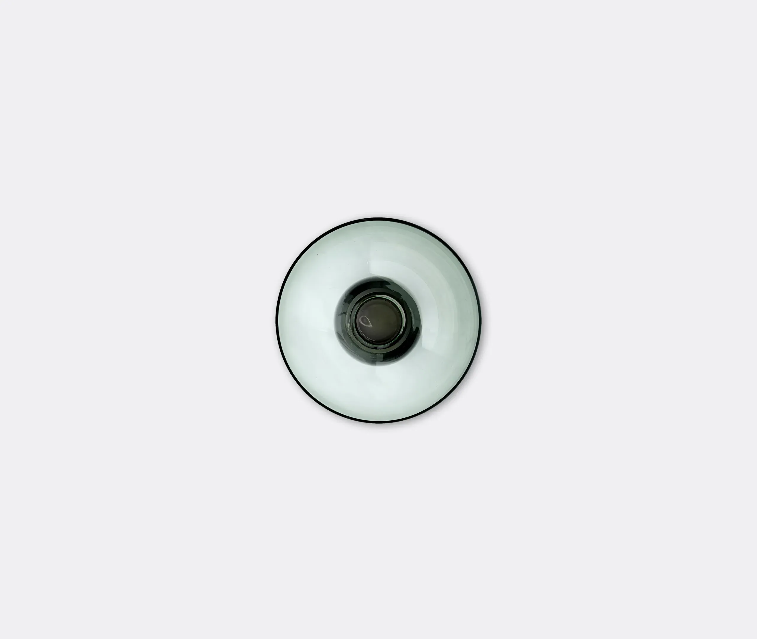 Torus Small Vase - Forest Green, Glass alternate view