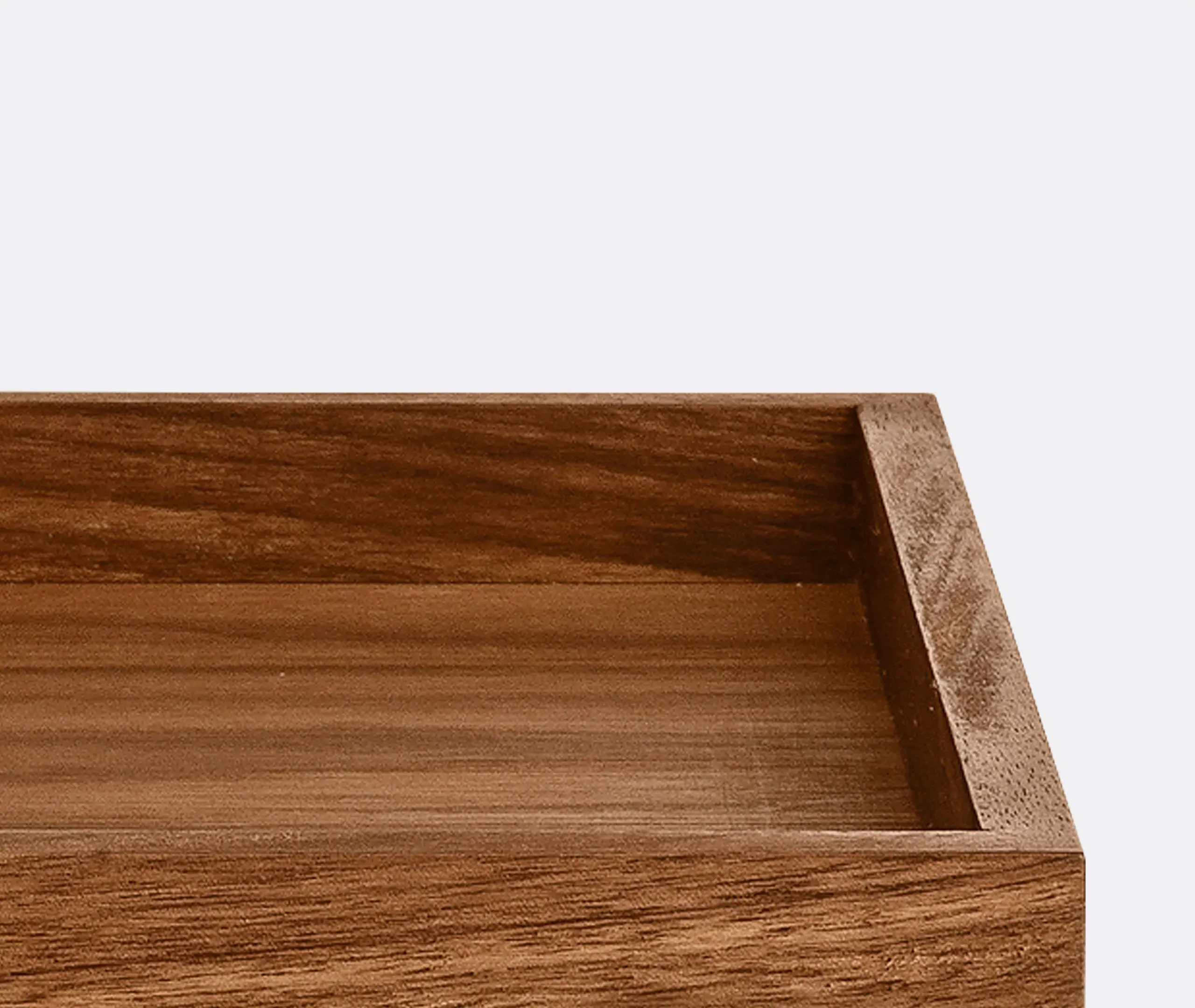 Unity Wooden Serving Tray - Brown, Walnut alternate view