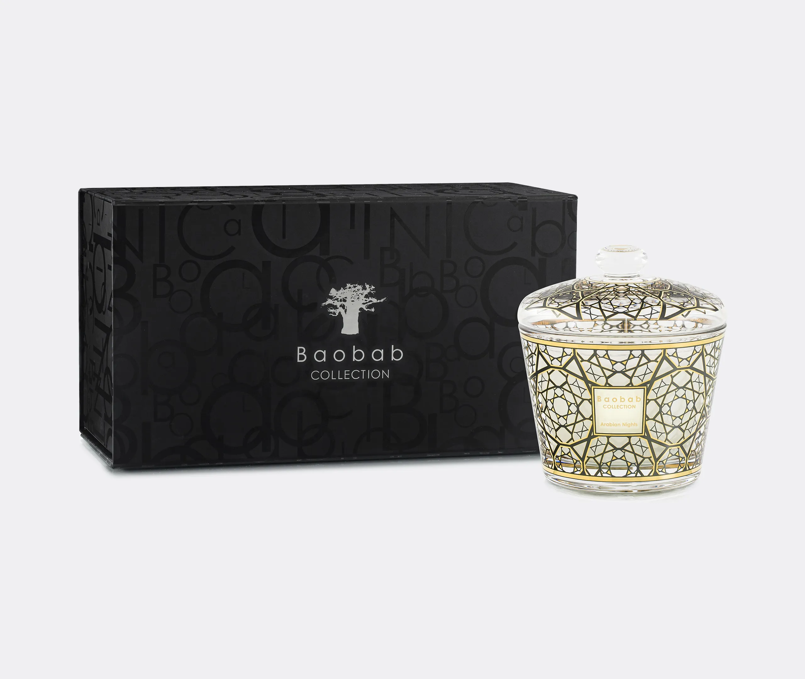 Dome Scented Candle Gift Set - Black, Glass image