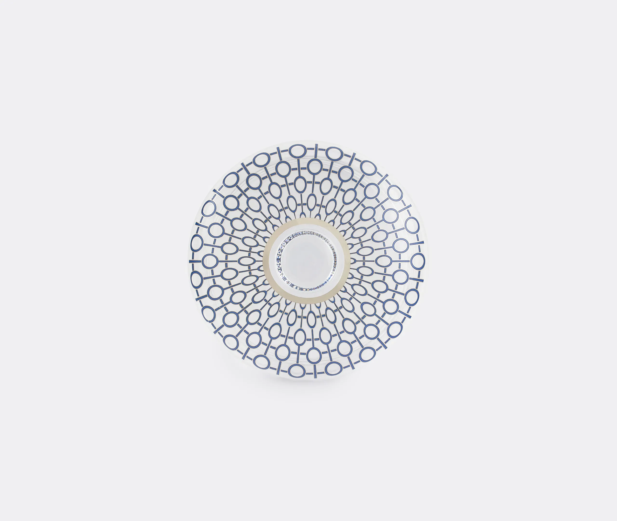 Dome Scented Candle with Glass Cloche - Blue