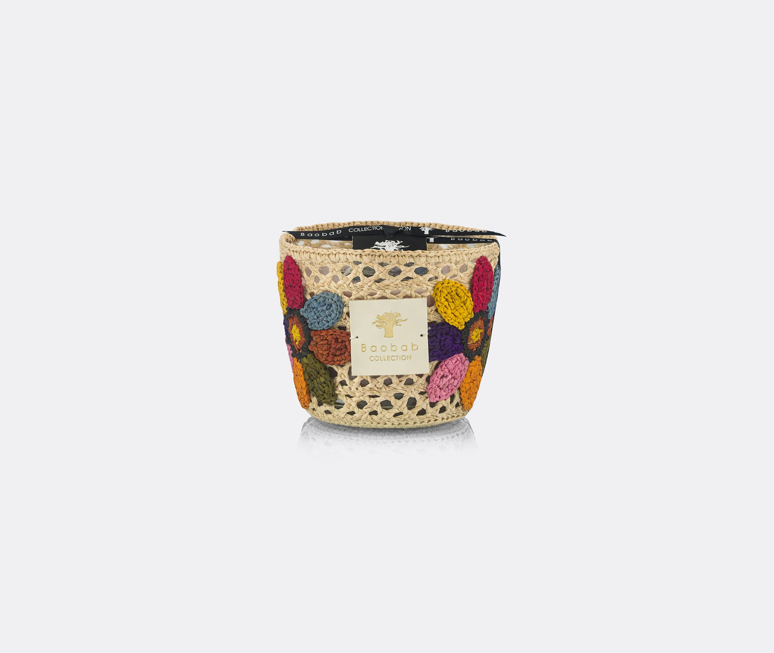 Girasol Small Scented Candle - Multicolour, Raffia product