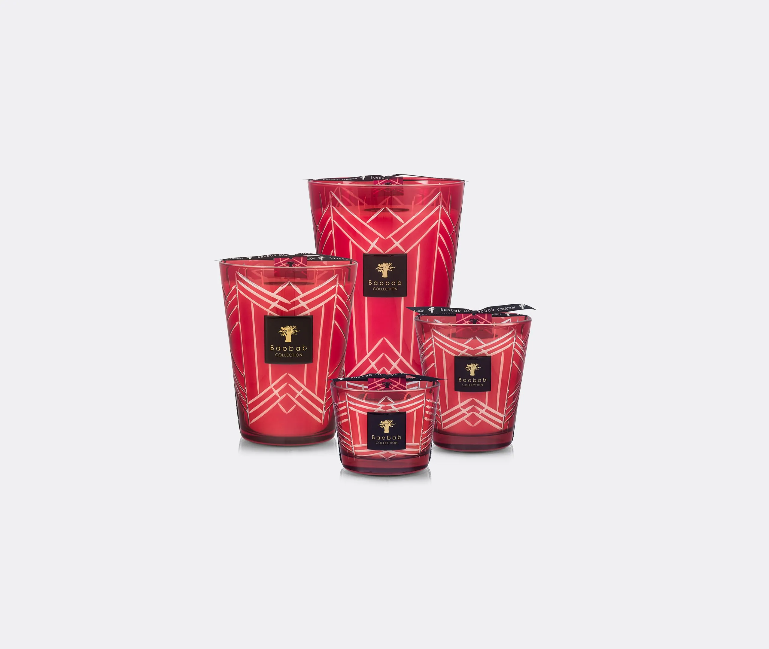 Heritage Cernay Small Scented Candle - Red