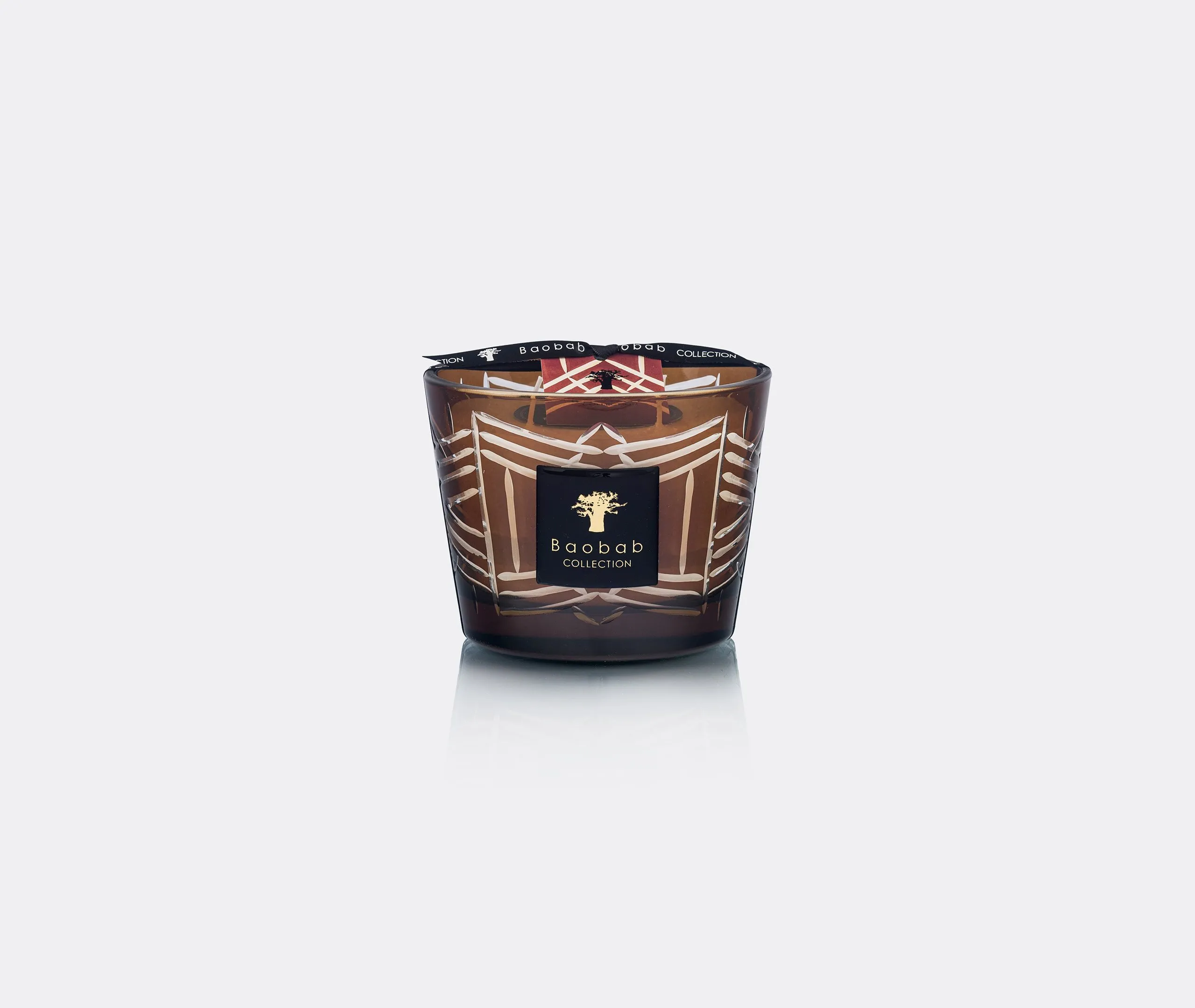 Heritage Fontenay Small Scented Candle - Brown, Glass image