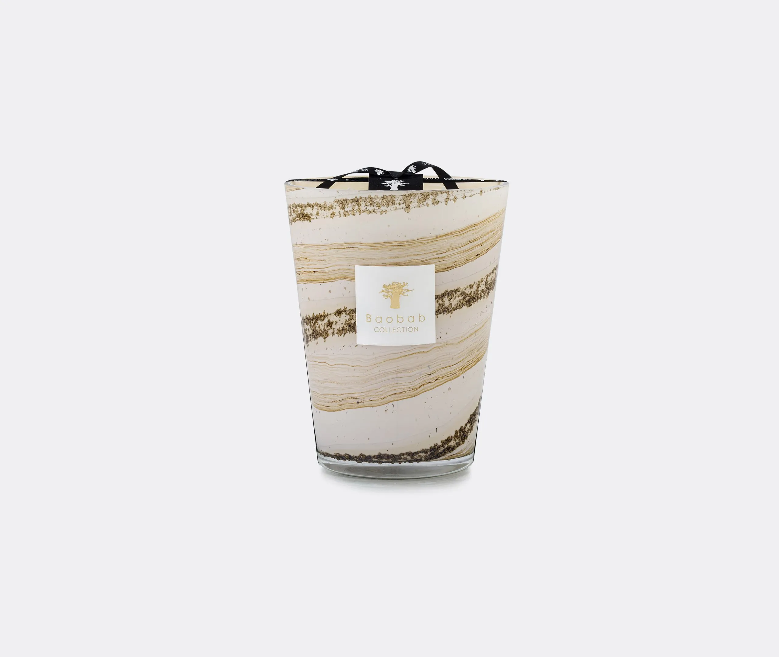 Large Sand Siloli Candle - Multicolor, Glass image