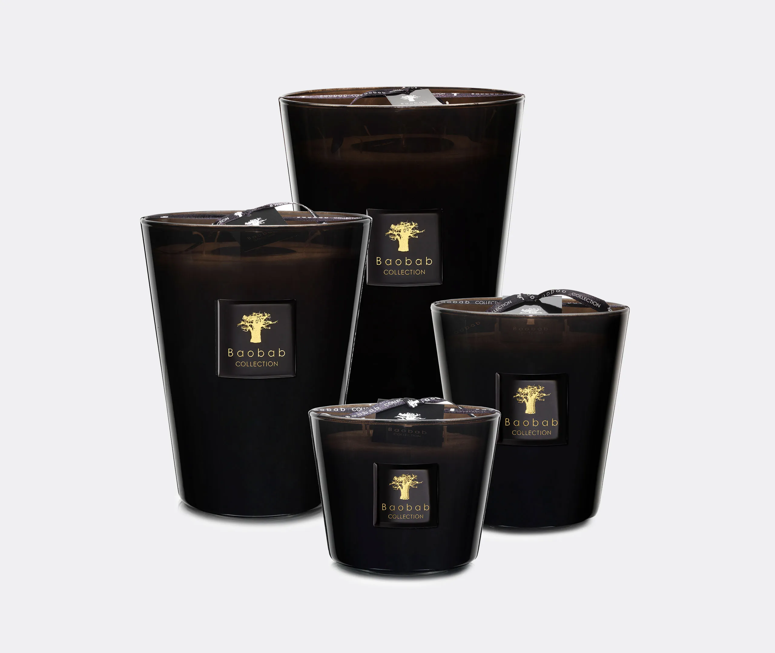 Les Prestigieuses Encre De Chine Small Candle - Black, Glass alternate view
