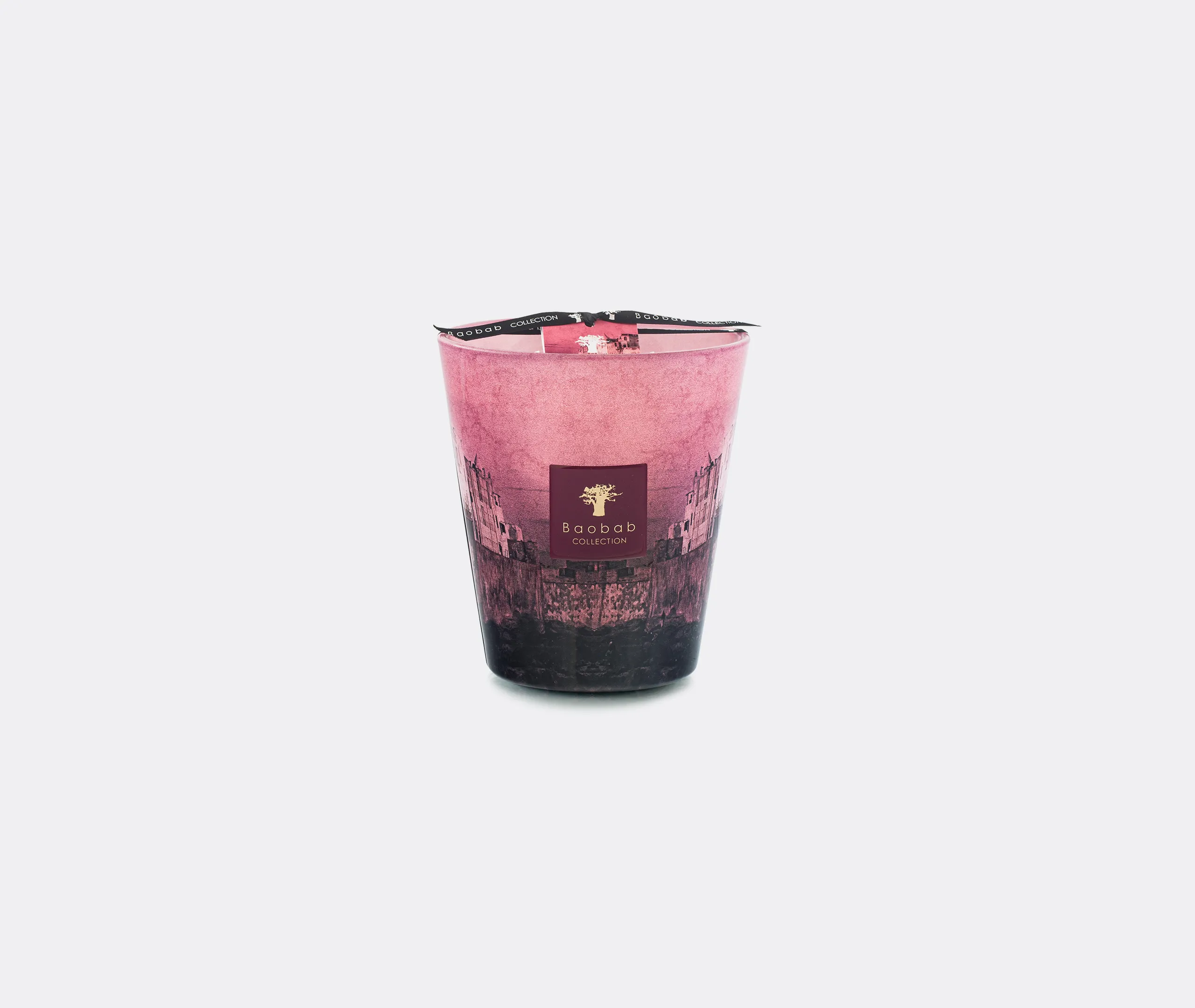 Medium Scented Candle - Pink, Glass