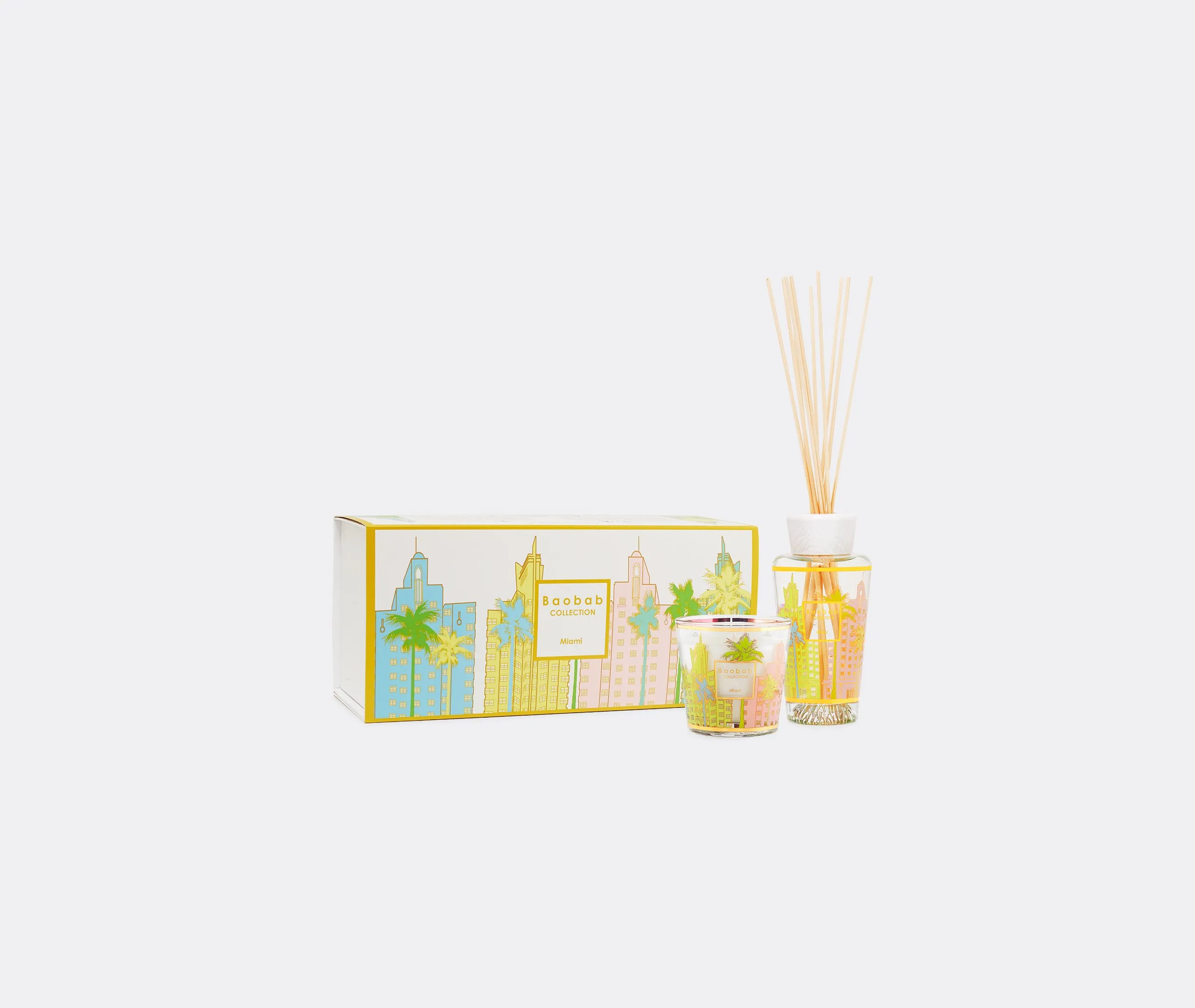 Miami Candle & Diffuser Gift Set - Multicolor image
