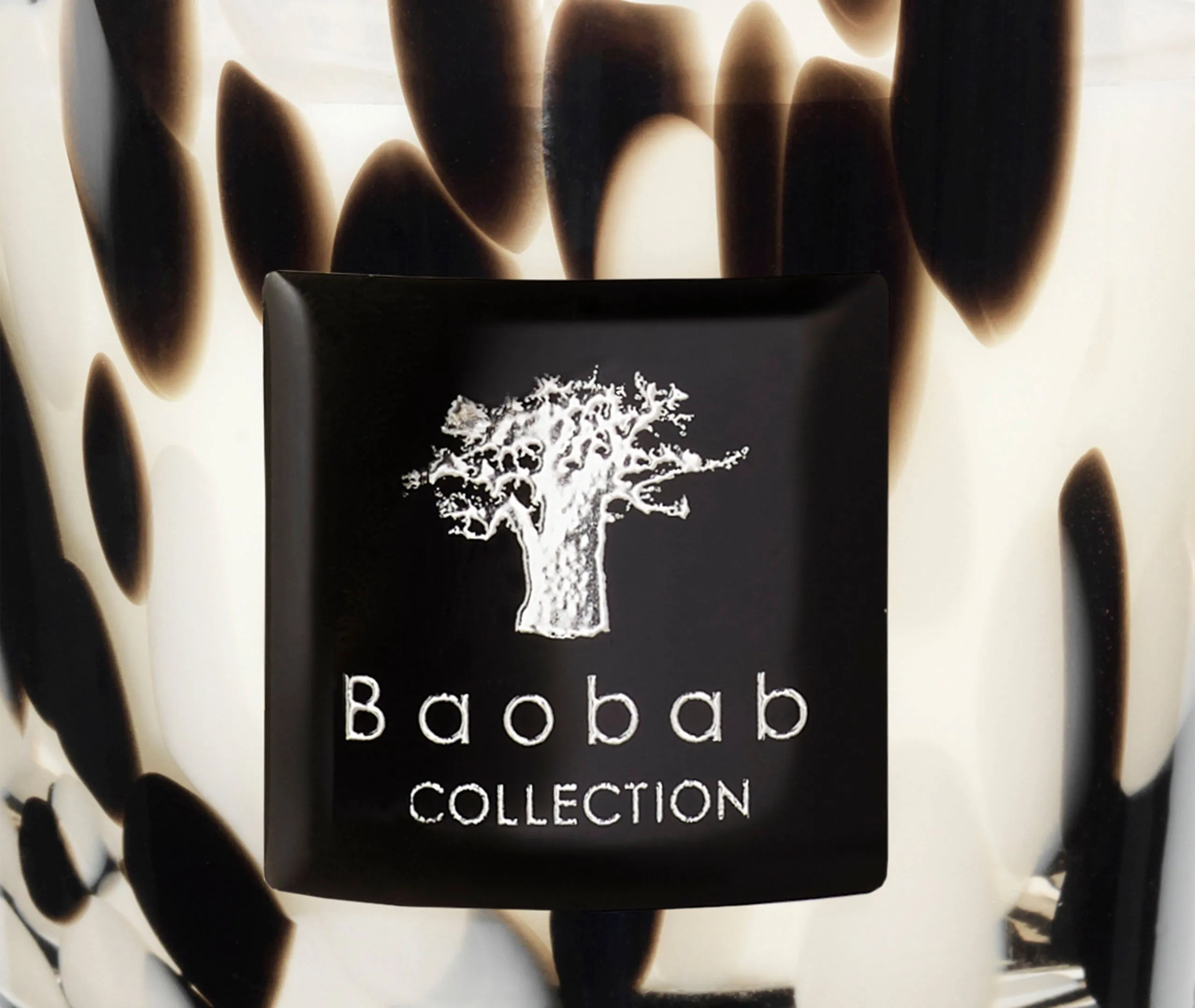 Mini Scented Candle - Black, Hand-Blown Glass